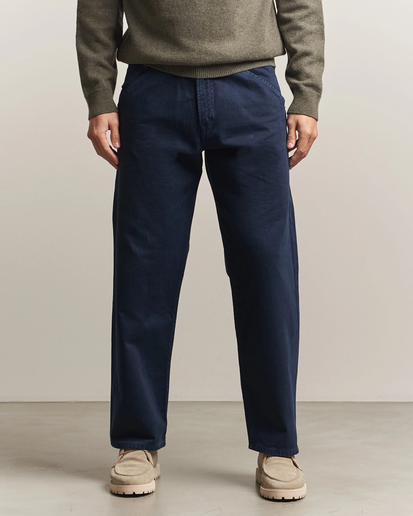 Herr | Byxor | PS Paul Smith | Relaxed Fit 5-Pocket Pants Navy