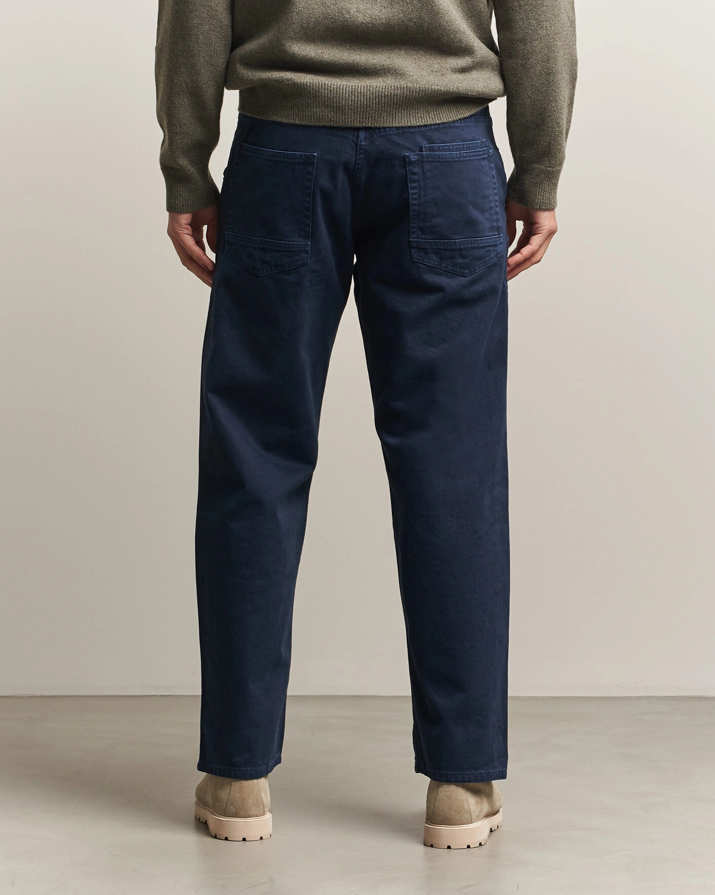 Herr | Byxor | PS Paul Smith | Relaxed Fit 5-Pocket Pants Navy