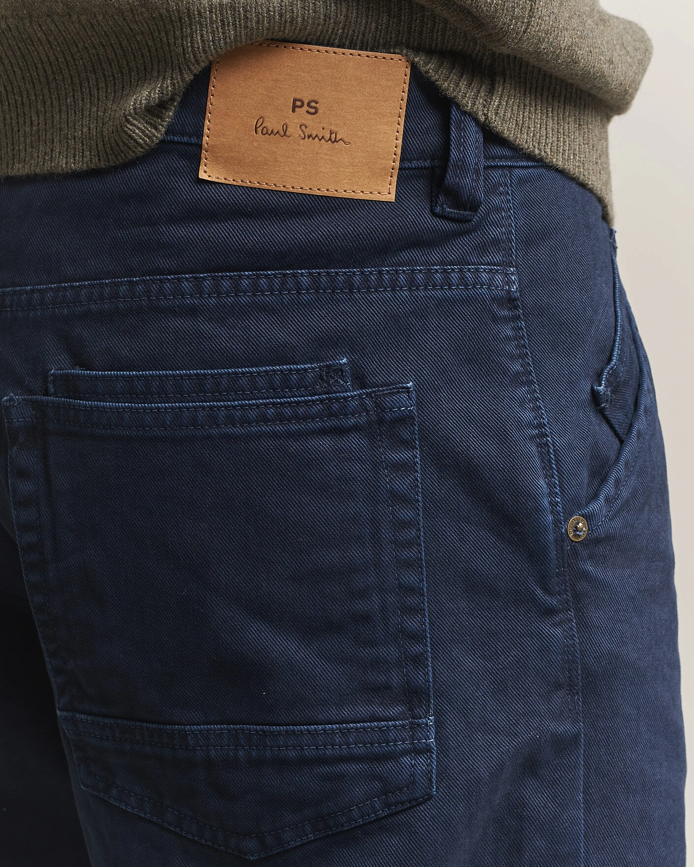 Herr | Byxor | PS Paul Smith | Relaxed Fit 5-Pocket Pants Navy