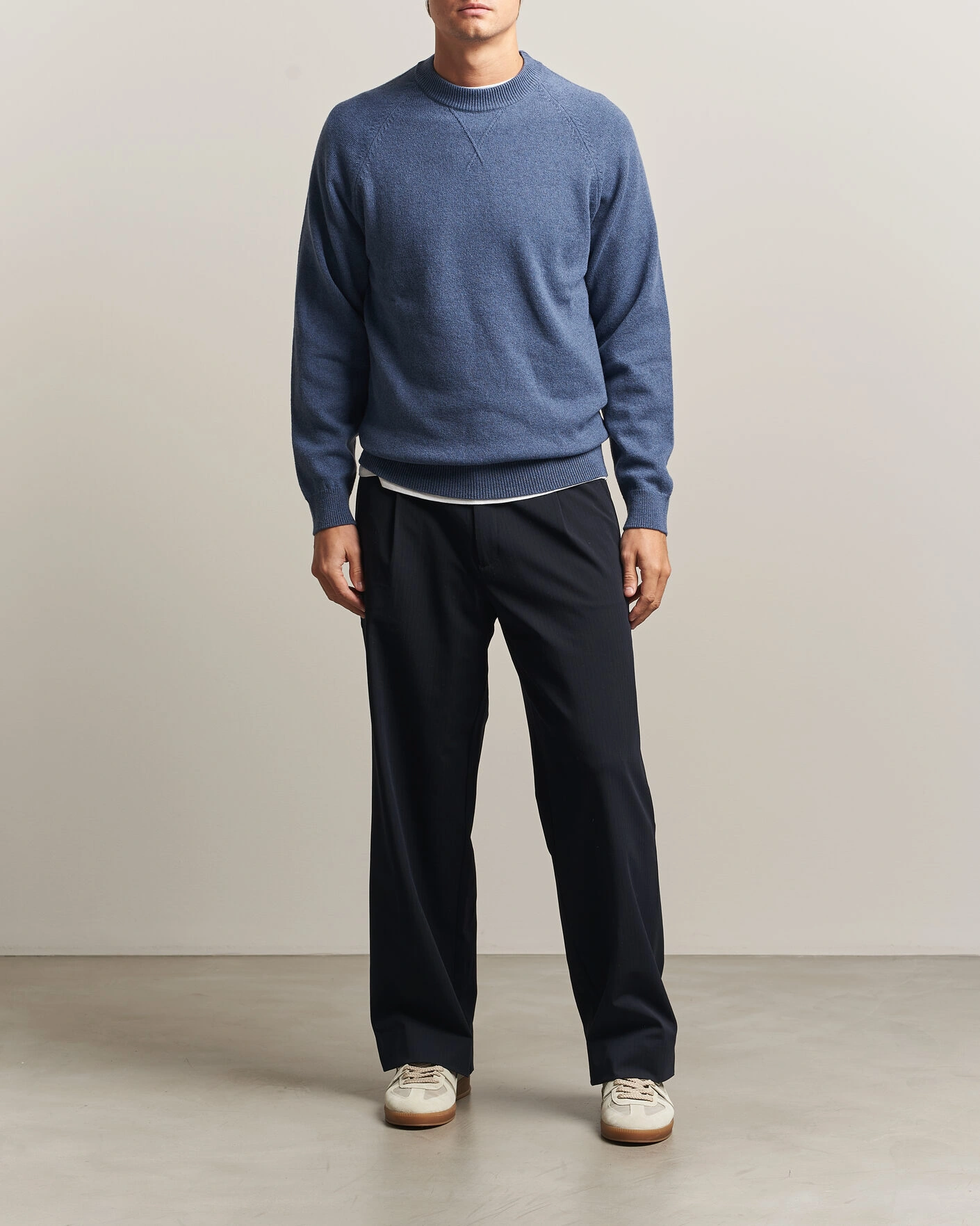 Herr | Tröjor | PS Paul Smith | Wool Knitted Sweater Blue