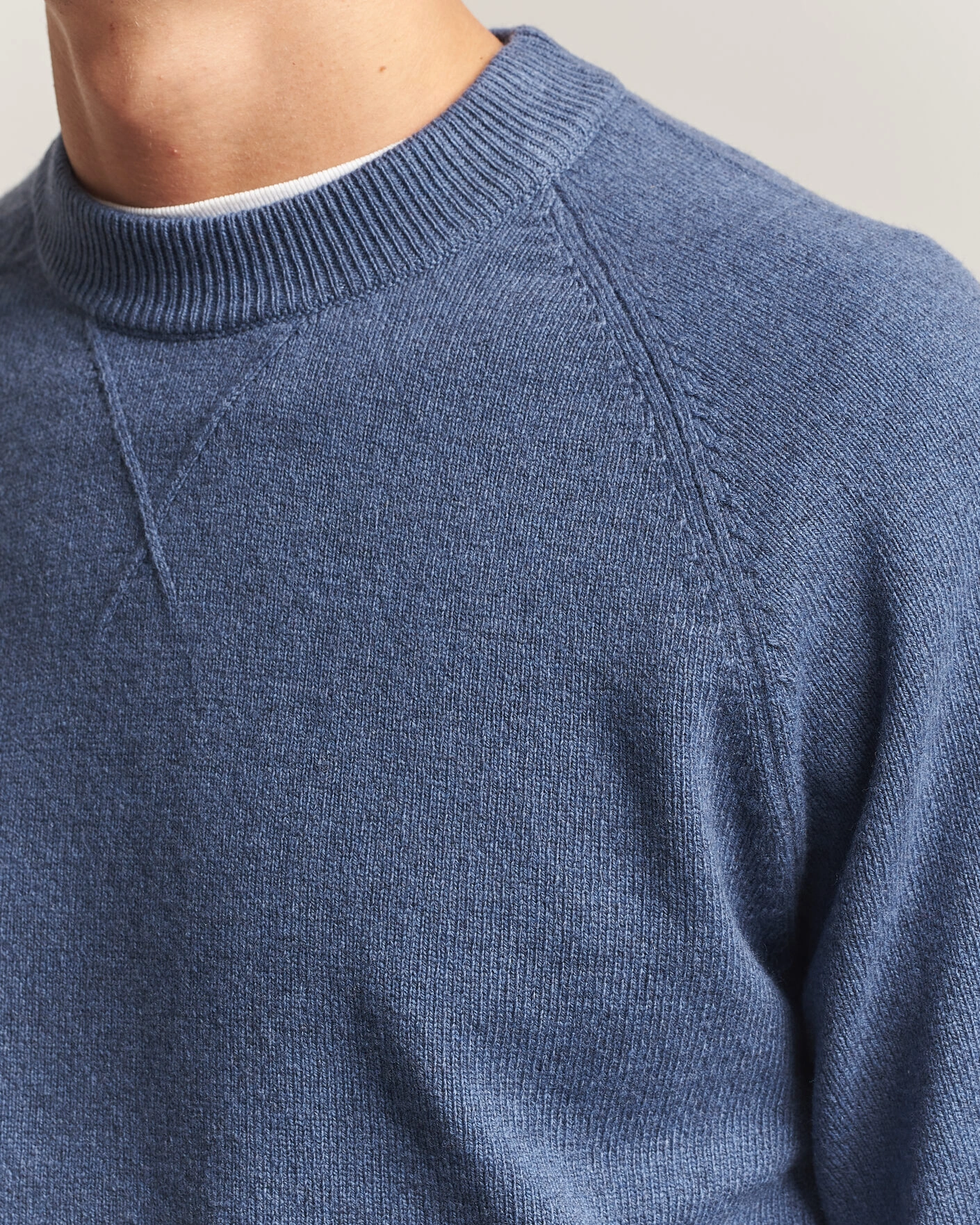 Herr | Tröjor | PS Paul Smith | Wool Knitted Sweater Blue