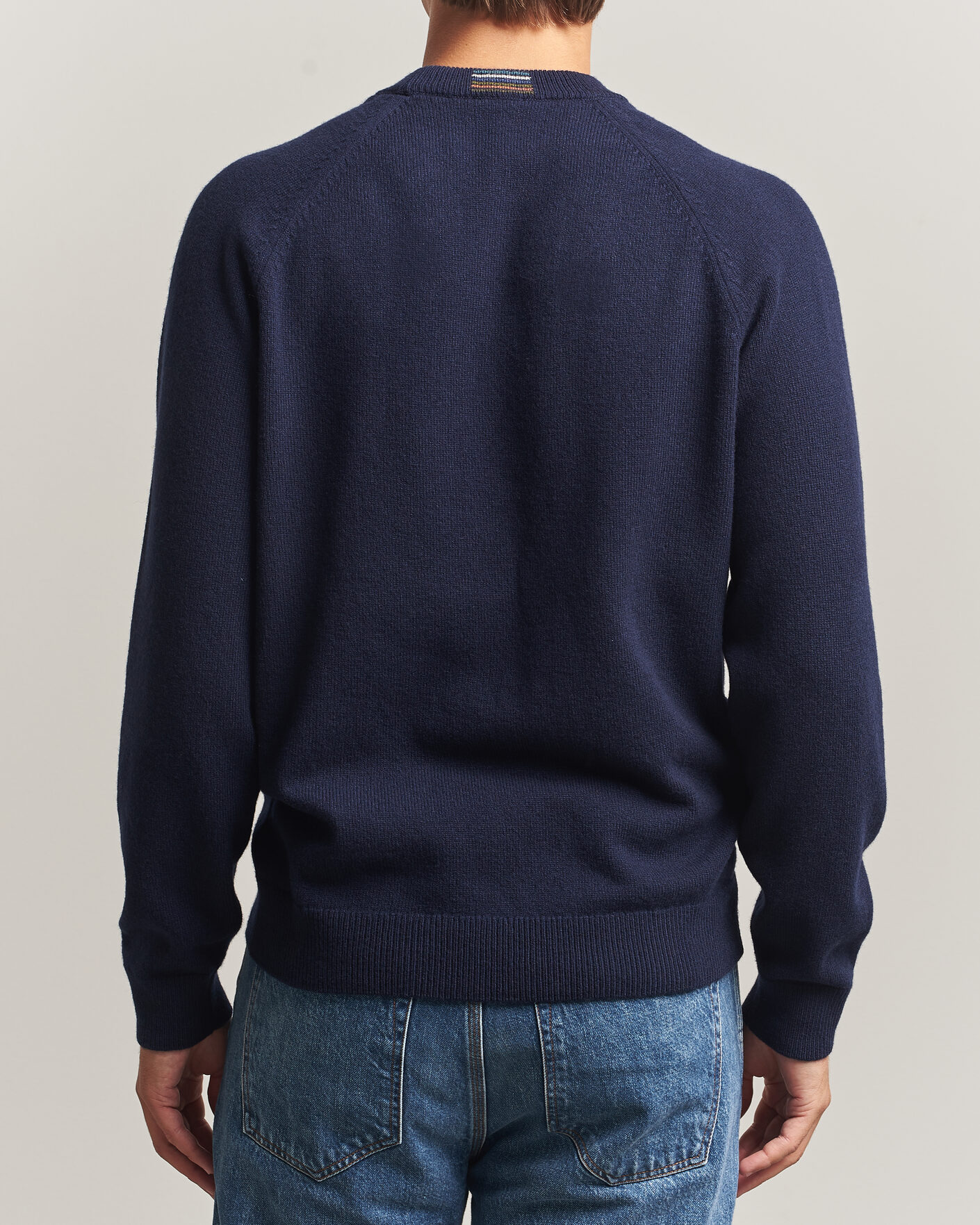 Herr | Tröjor | PS Paul Smith | Wool Knitted Sweater Navy