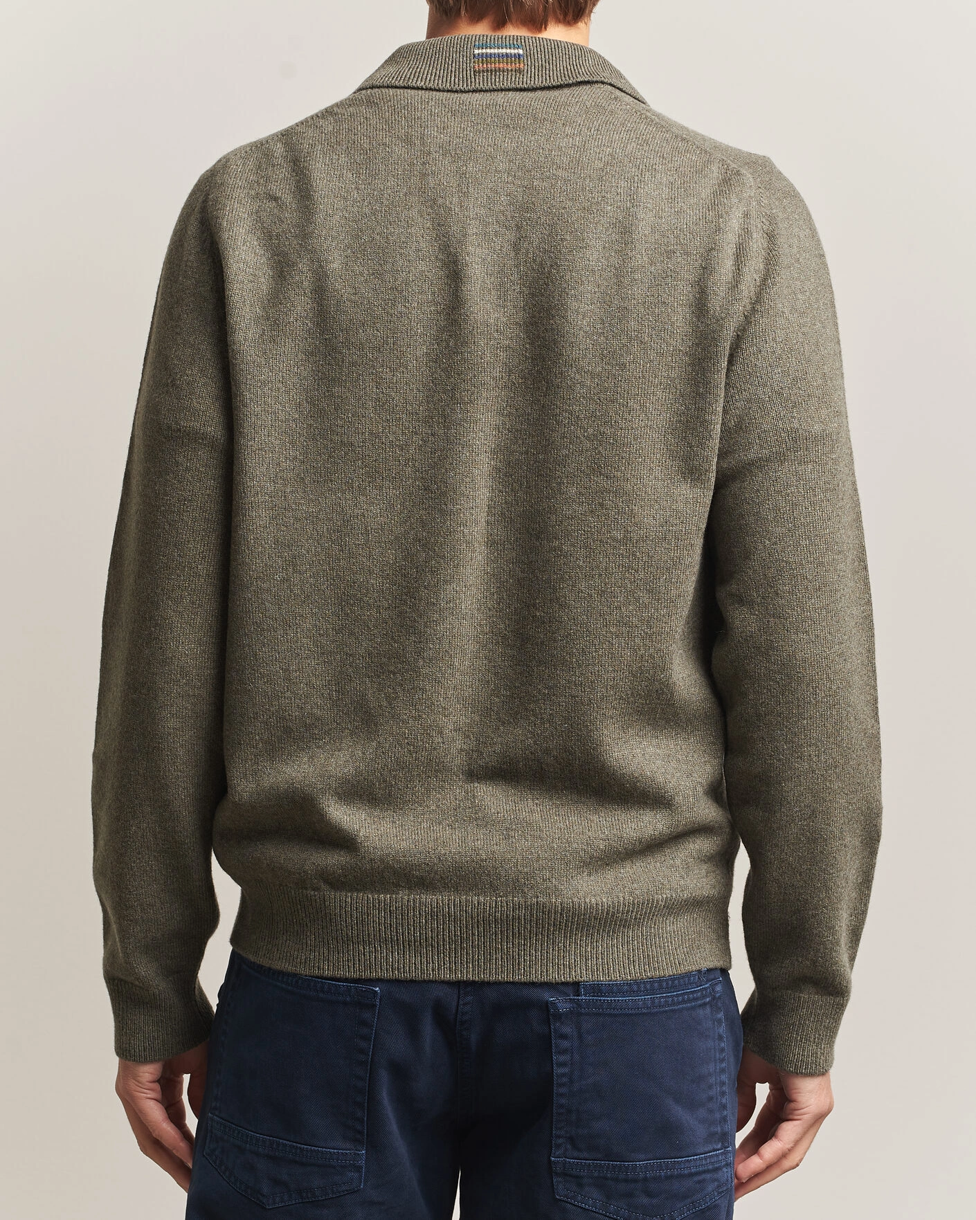 Herr | Tröjor | PS Paul Smith | Wool Knitted Polo Green