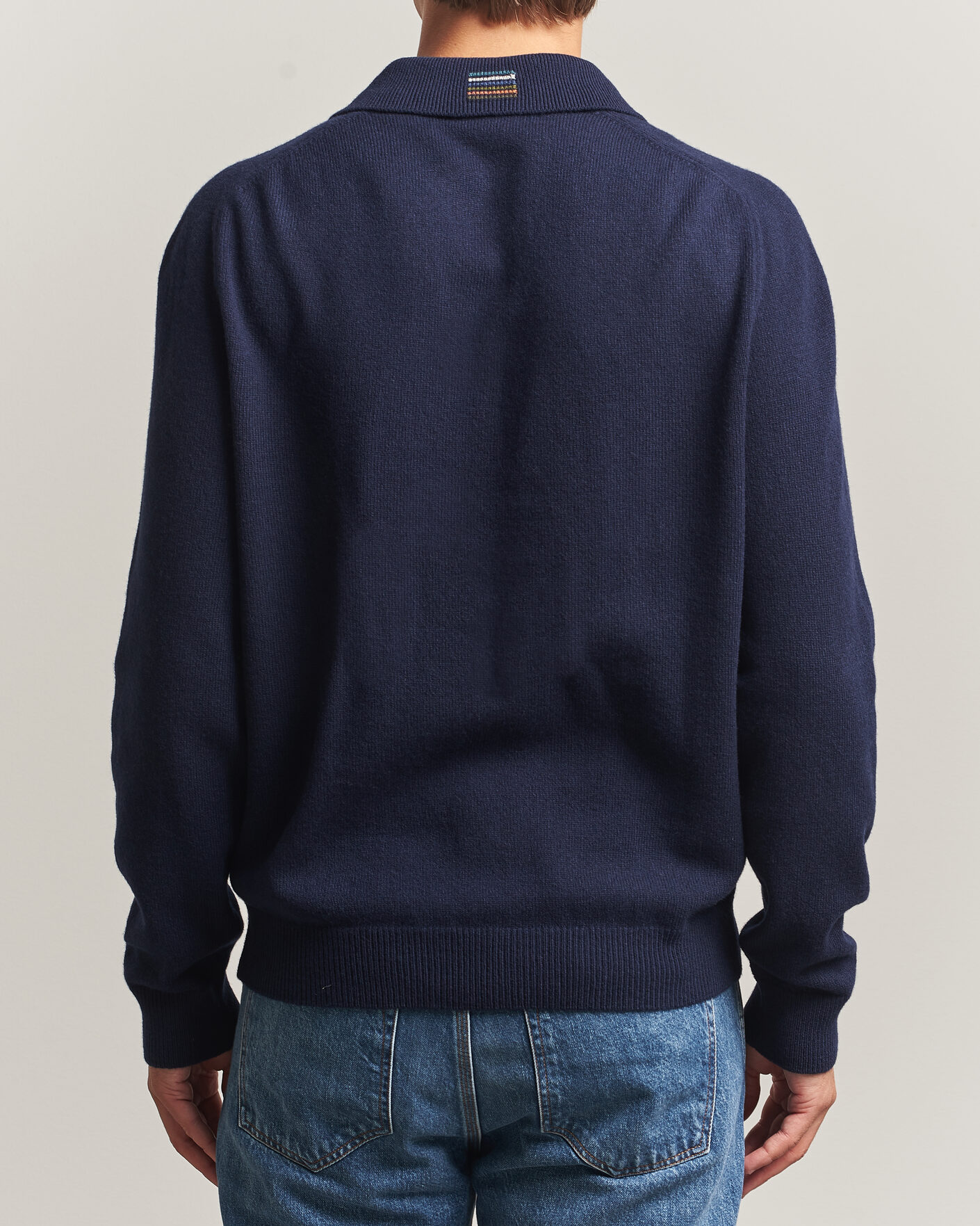 Herr | Tröjor | PS Paul Smith | Wool Knitted Polo Navy