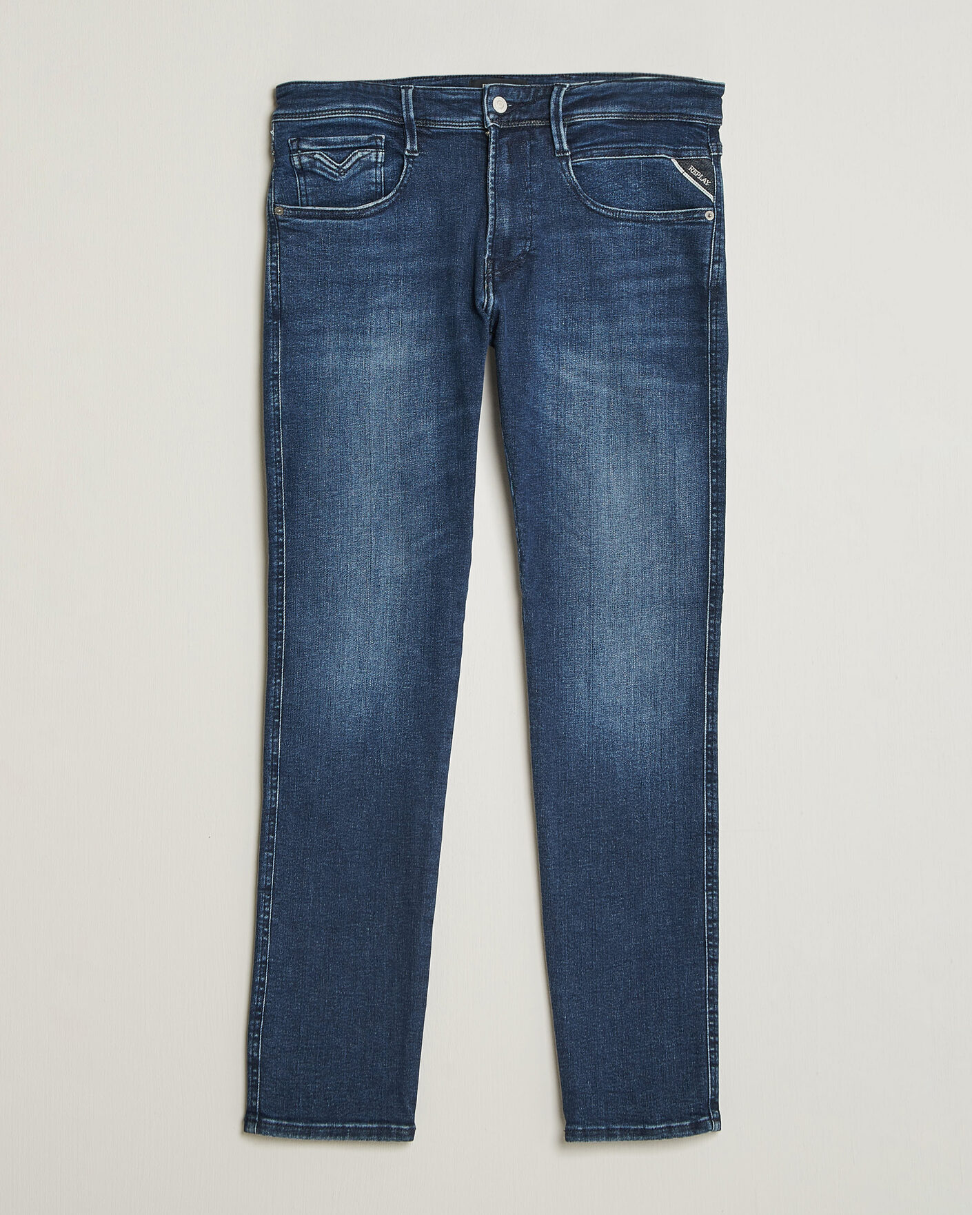 Herr | Jeans | Replay | Anbass Powerstretch Jeans Dark Blue