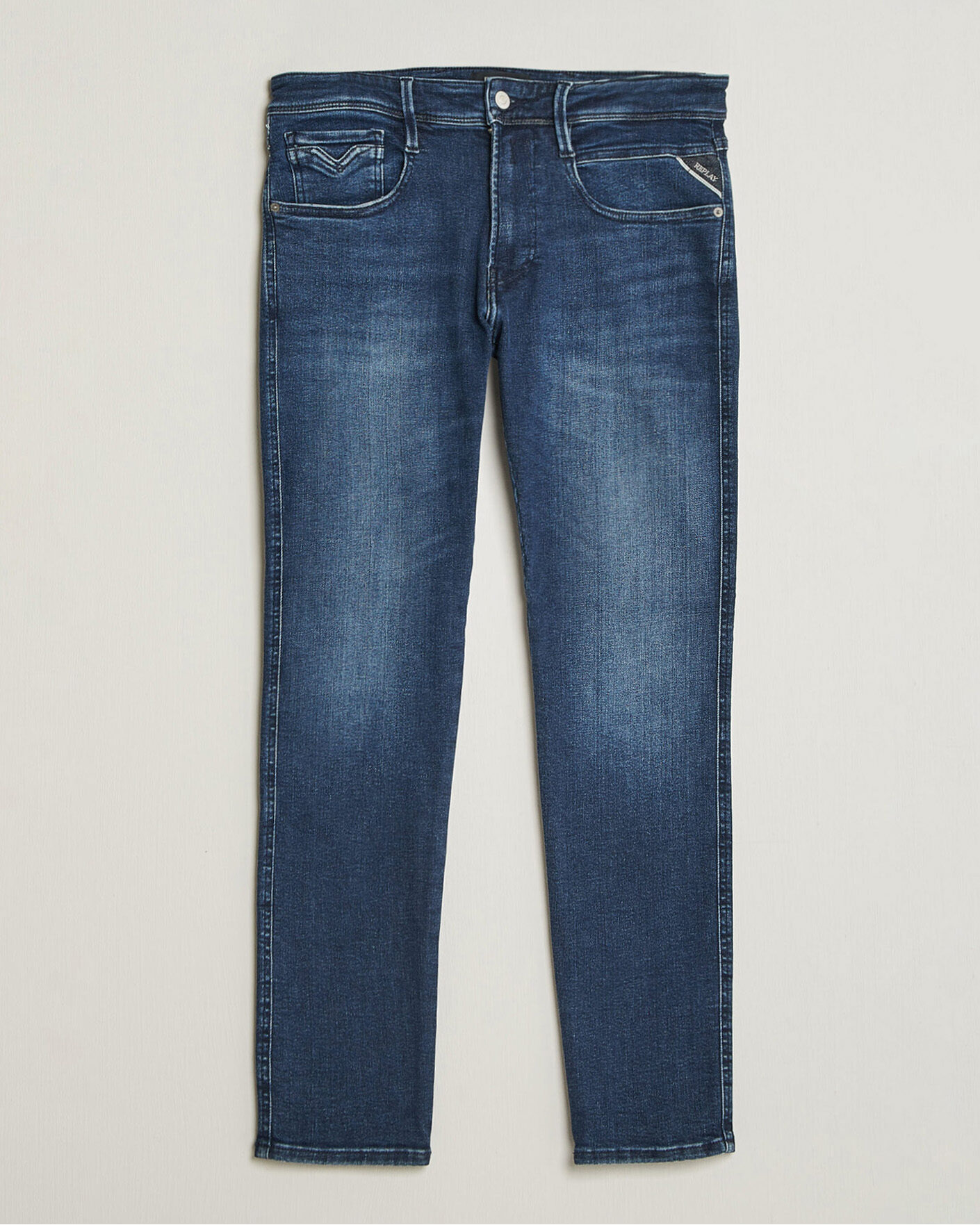 Herr | Jeans | Replay | Anbass Powerstretch Jeans Dark Blue