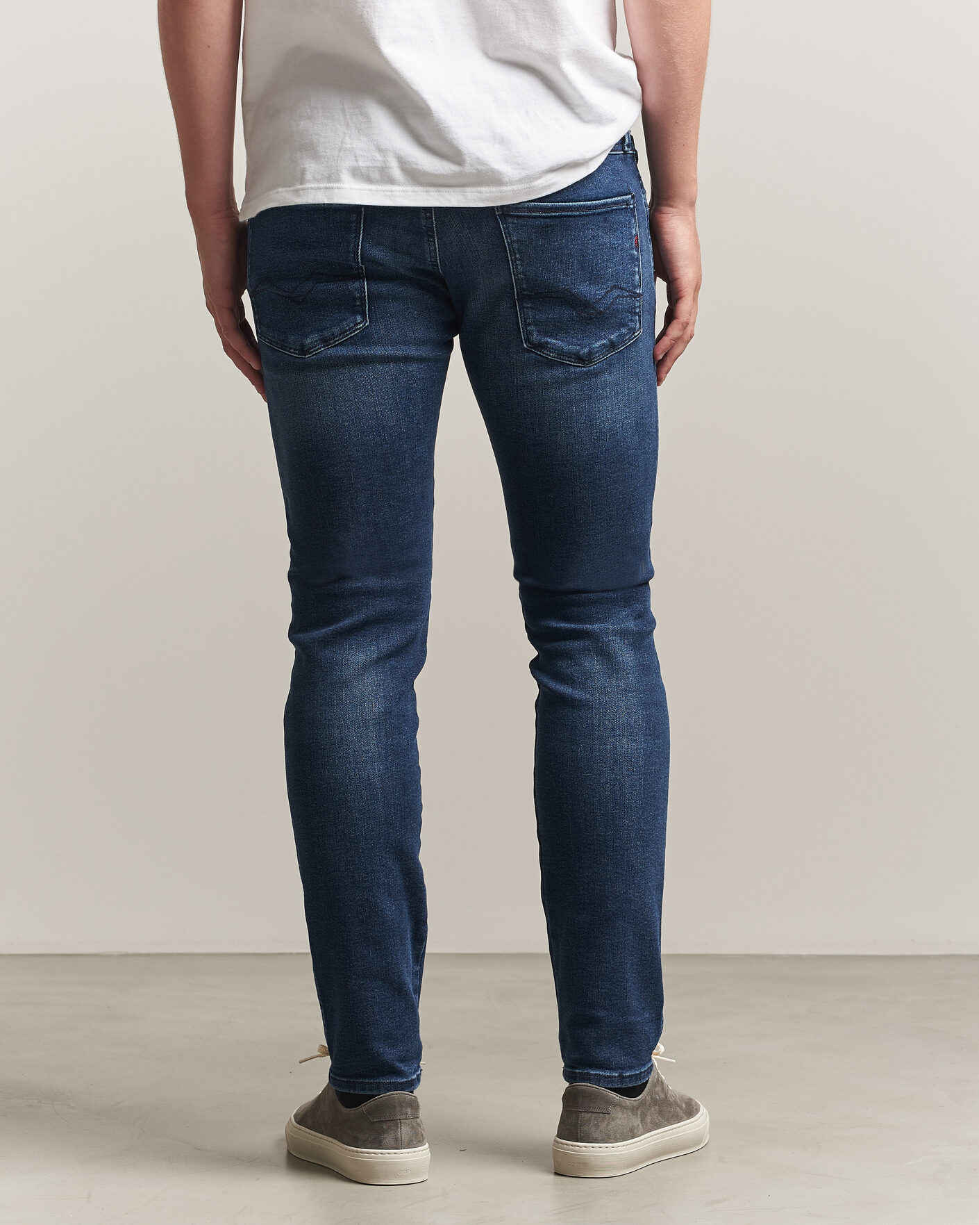 Herr | Jeans | Replay | Anbass Powerstretch Jeans Dark Blue