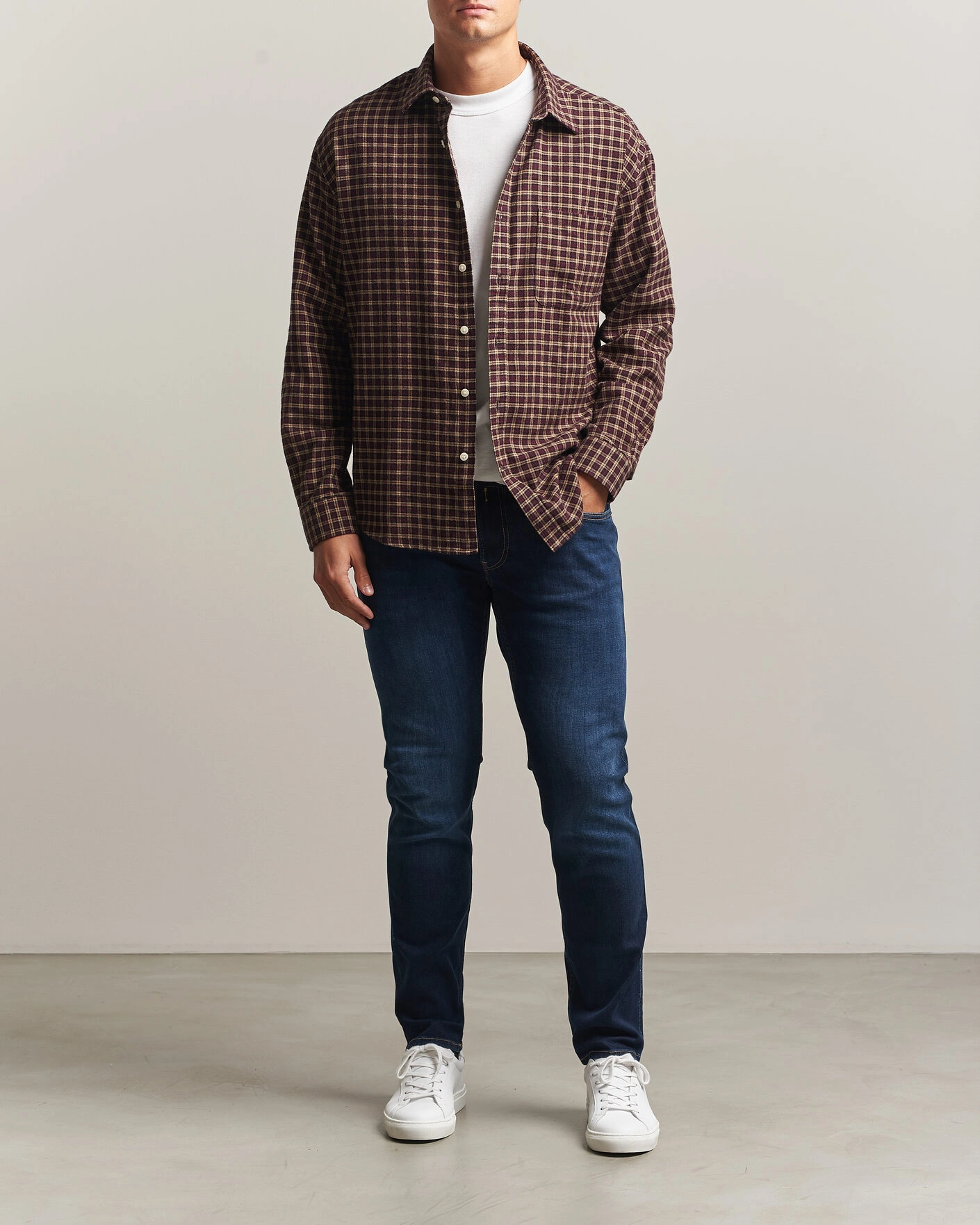 Herr | Jeans | Replay | Anbass Powerstretch Jeans Dark Blue