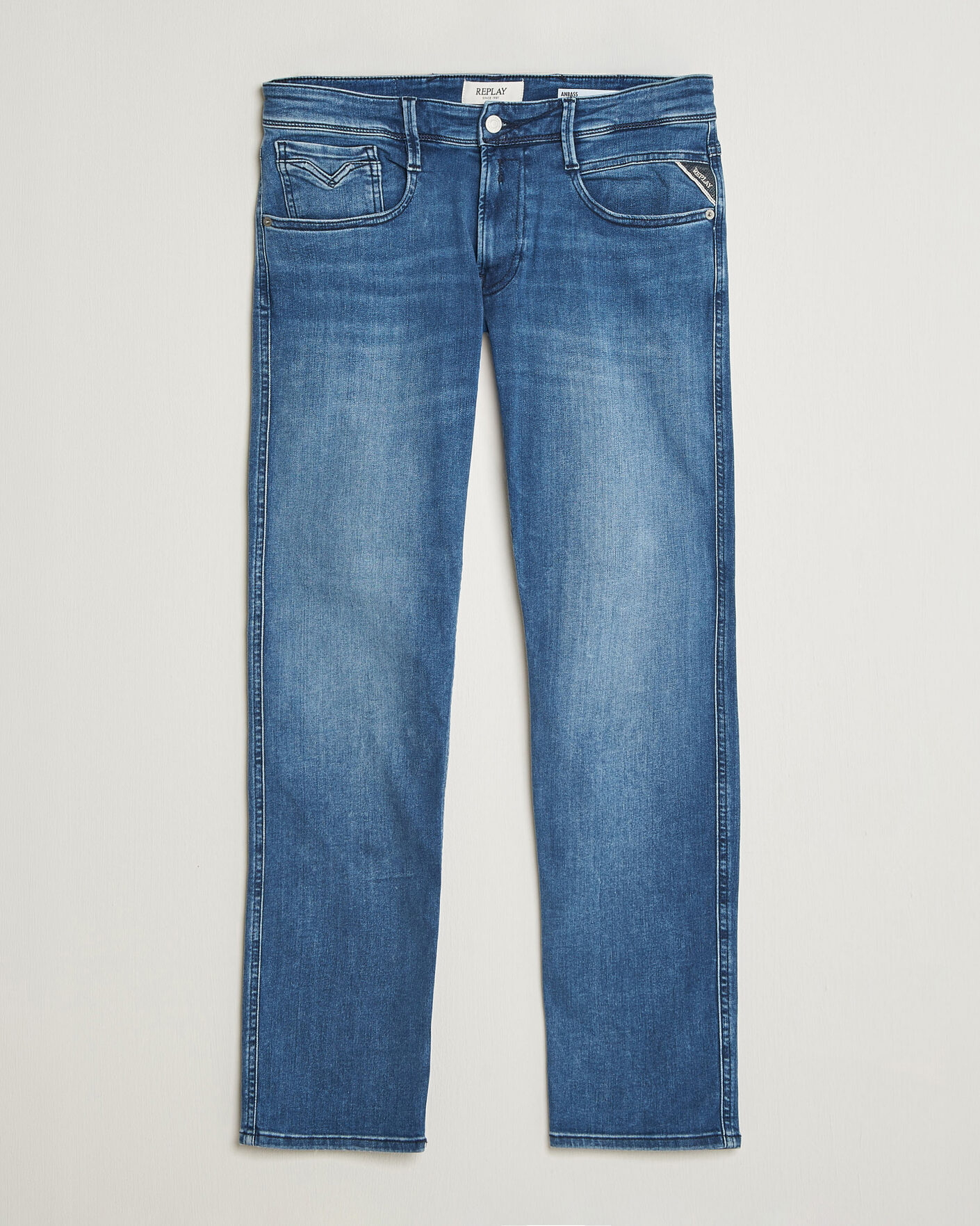 Herr | Jeans | Replay | Anbass Powerstretch Jeans Medium Blue