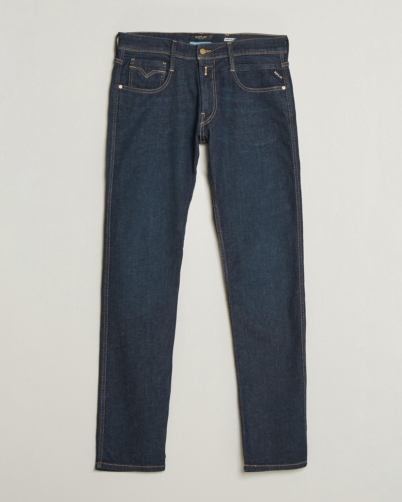 Herr | Jeans | Replay | Anbass Super Stretch DNA Jeans Dark Blue