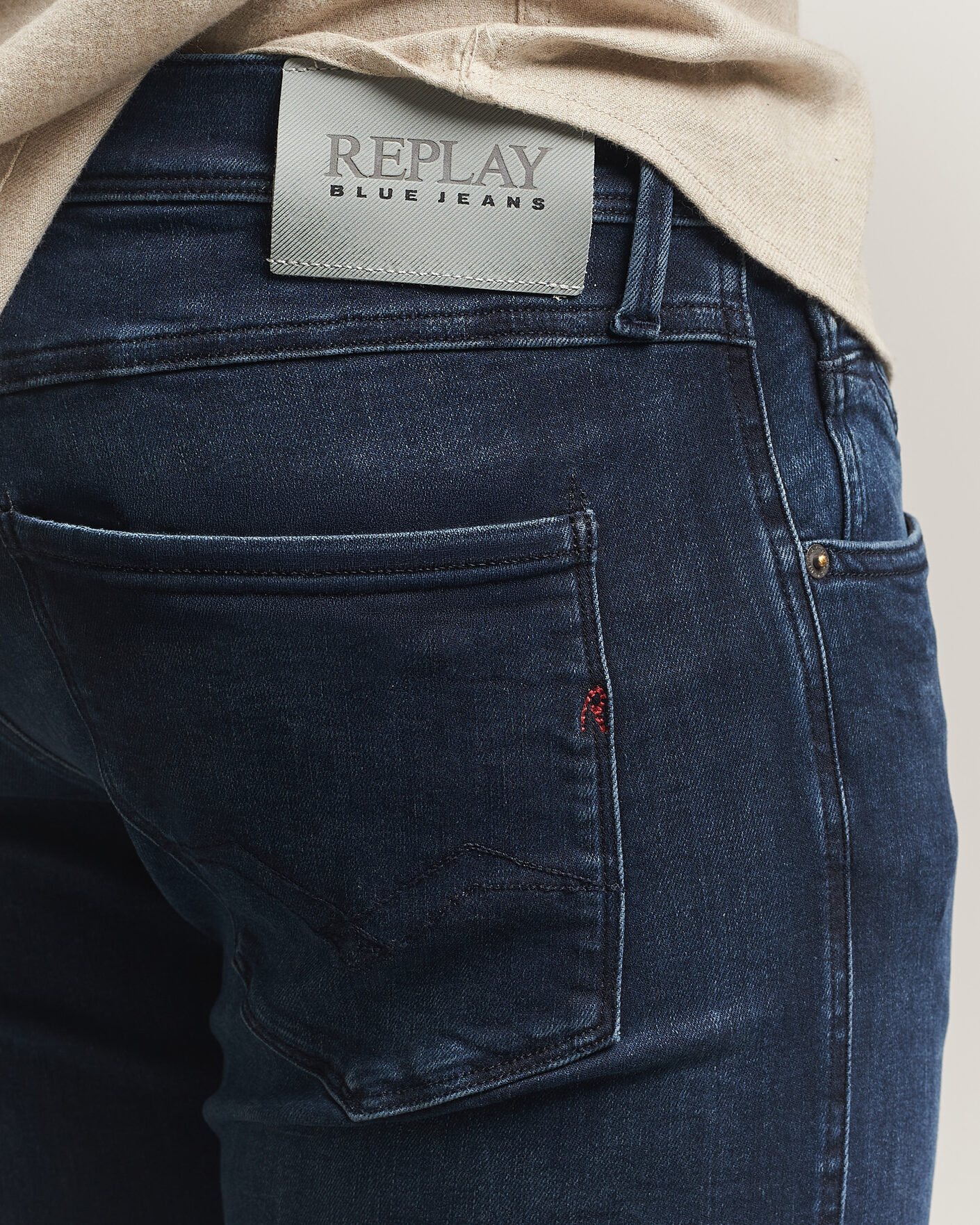 Herr | Jeans | Replay | Anbass Hyperflex Jeans Dark Blue