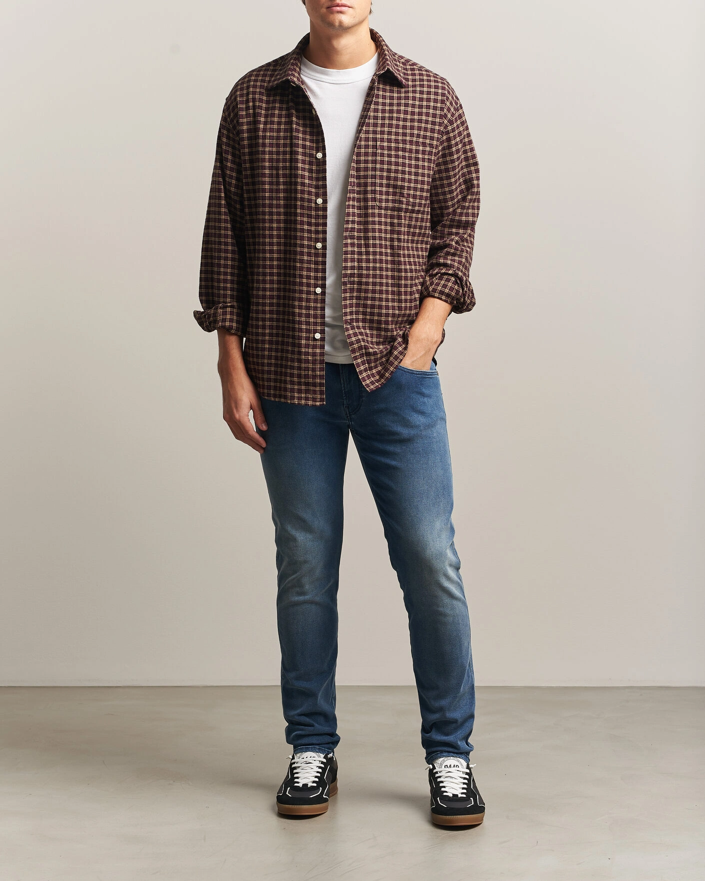 Herr | Jeans | Replay | Anbass Hyperflex Jeans Dark Blue