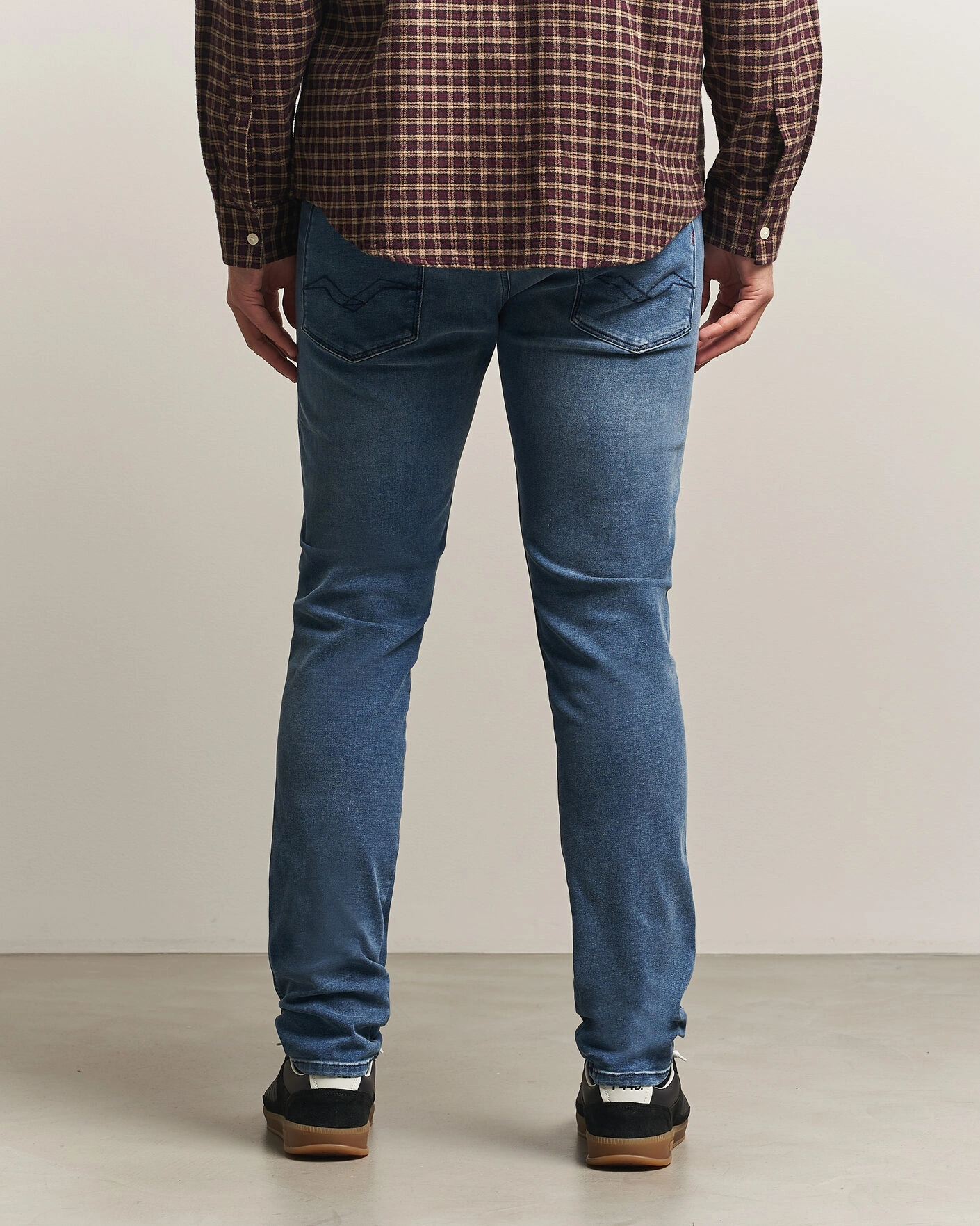 Herr | Jeans | Replay | Anbass Hyperflex Jeans Dark Blue