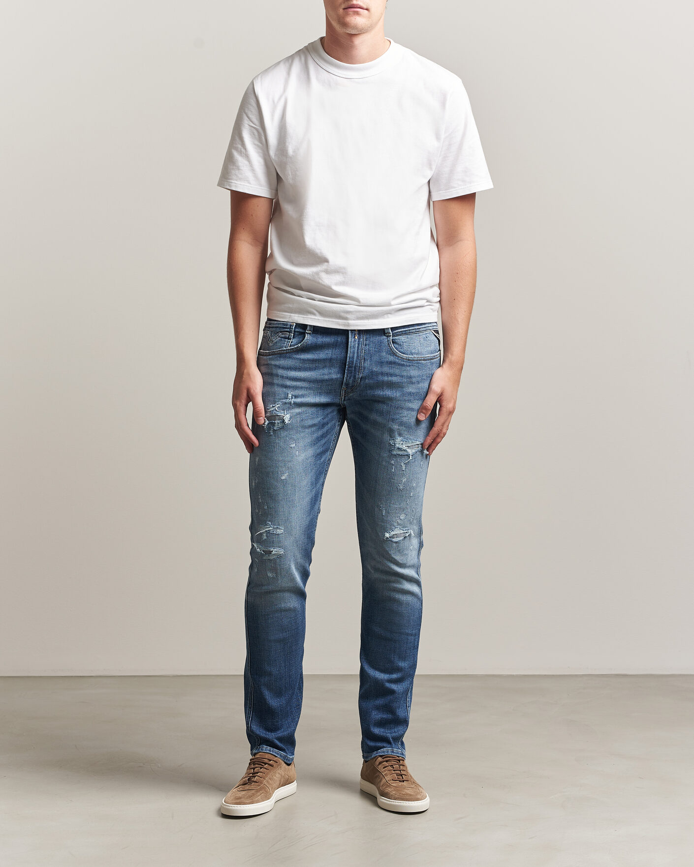 Herr | Jeans | Replay | Anbass 10 Years Wash Jeans Medium Blue