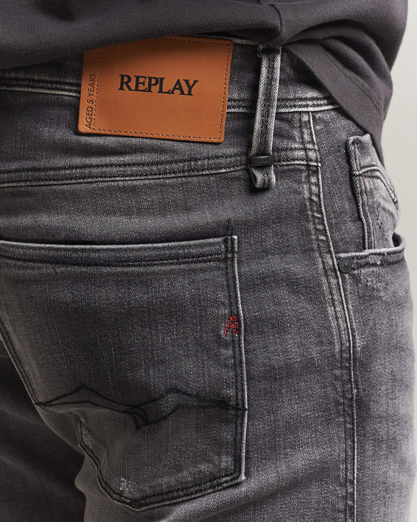 Herr | Jeans | Replay | Anbass 5 Years Wash Jeans Dark Grey