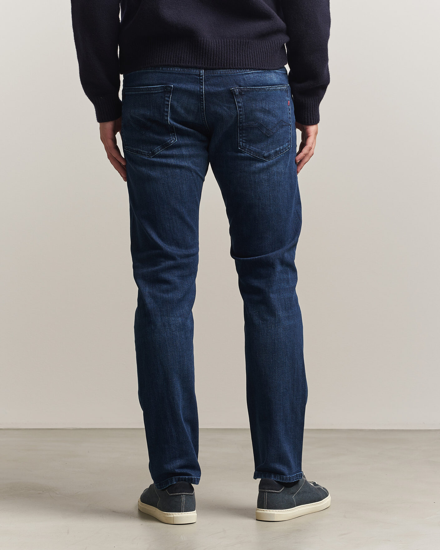 Herr | Jeans | Replay | Grover Powerstretch Jeans Dark Blue
