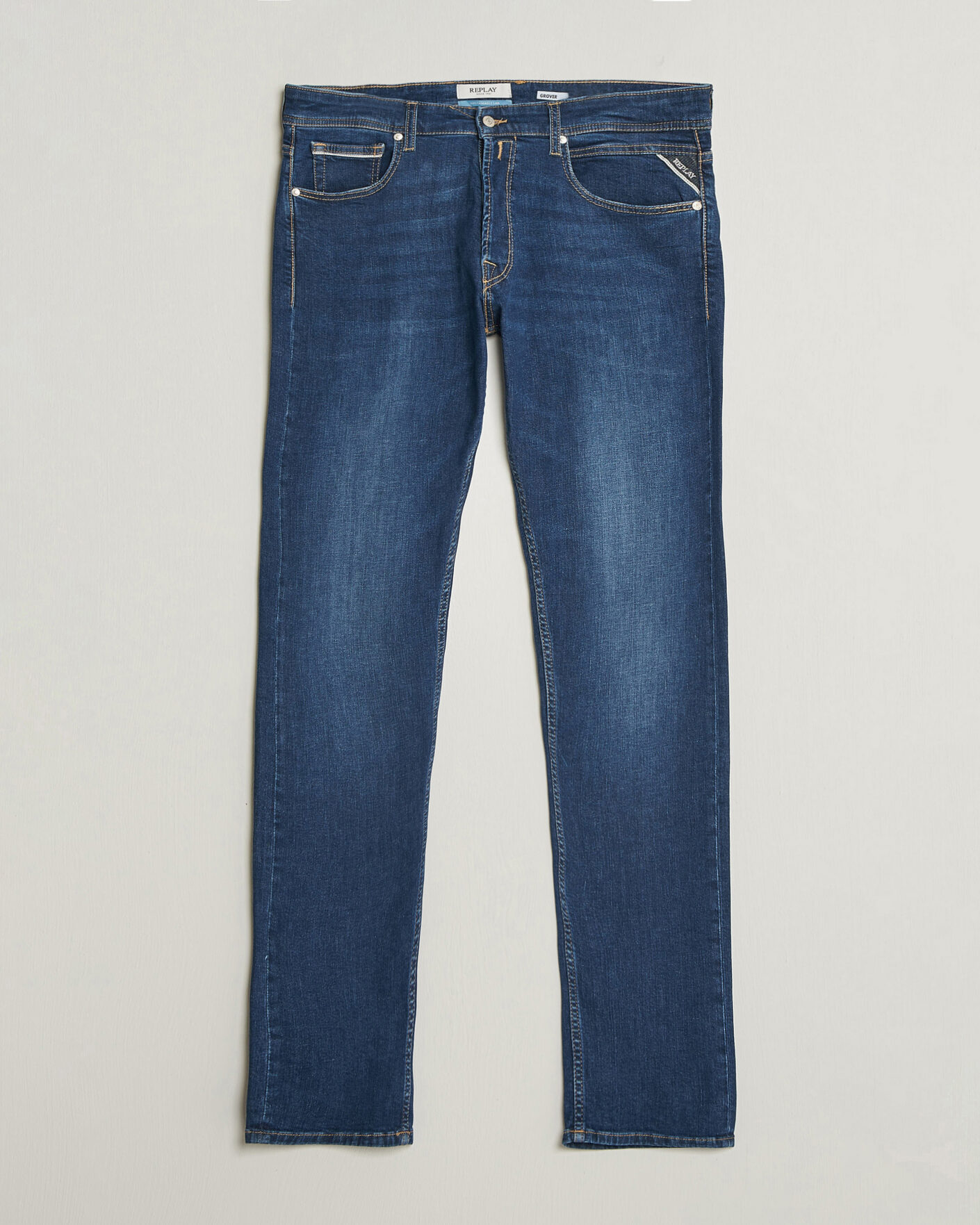 Herr | Jeans | Replay | Grover Super Stretch DNA Jeans Dark Blue