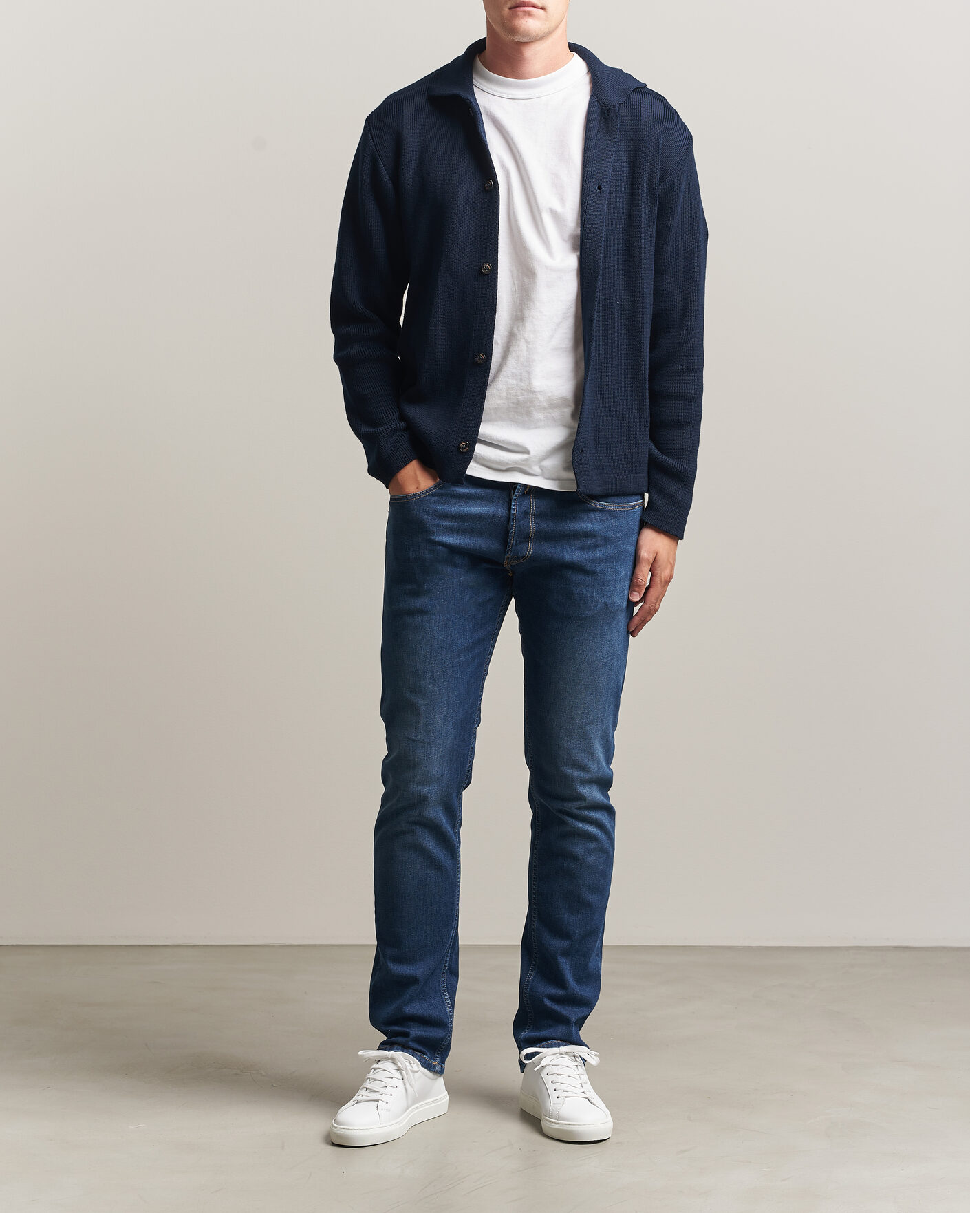Herr | Jeans | Replay | Grover Super Stretch DNA Jeans Dark Blue