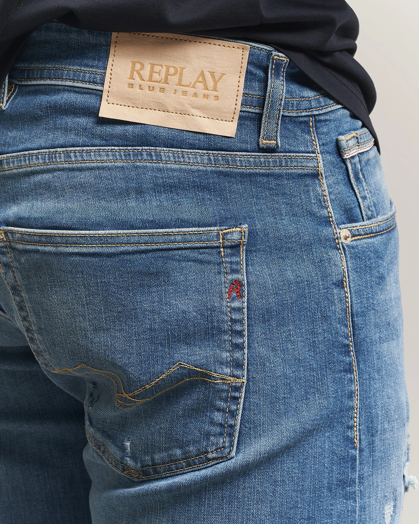 Herr | Jeans | Replay | Grover Super Stretch DNA Jeans Medium Blue