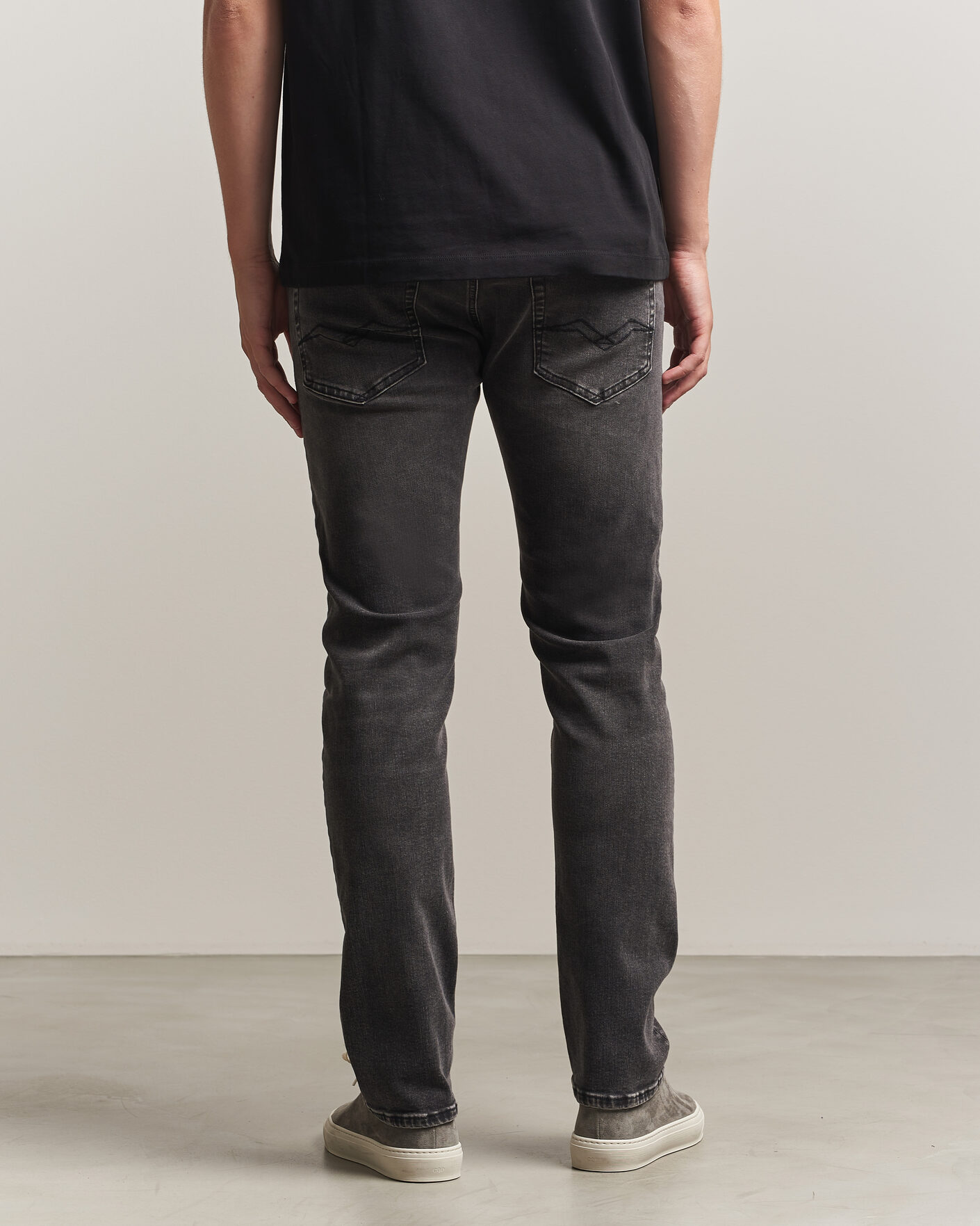 Herr | Jeans | Replay | Grover Hyperflex Jeans Dark Grey