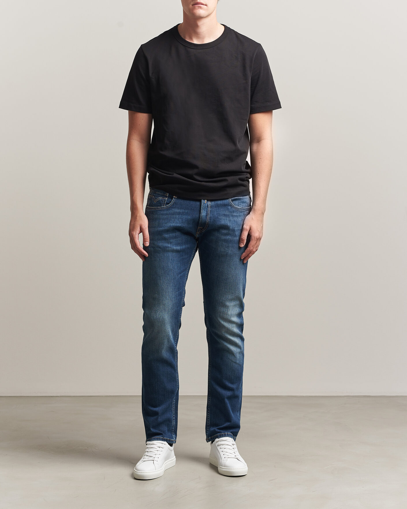 Herr | Jeans | Replay | Rocco Comfort Fit Super Stretch DNA Jeans Dark Blue