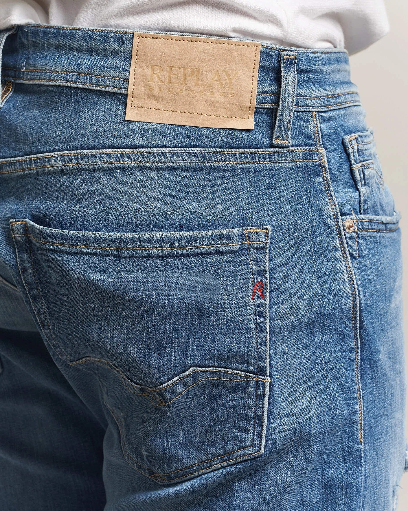 Herr | Jeans | Replay | Rocco Comfort Fit Super Stretch DNA Jeans Medium Blue