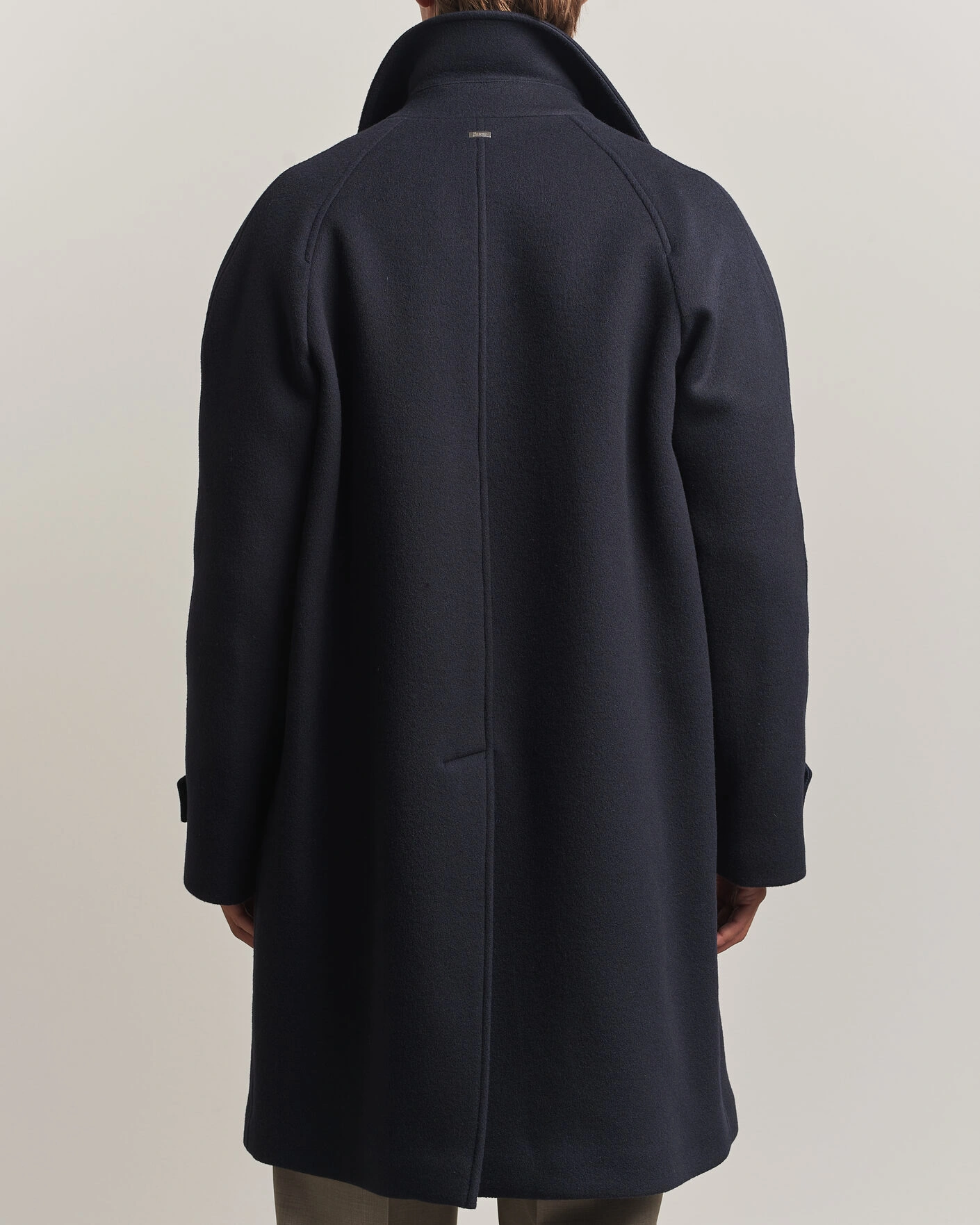Herr | Jackor | Herno | Raglan Wool Coat Navy