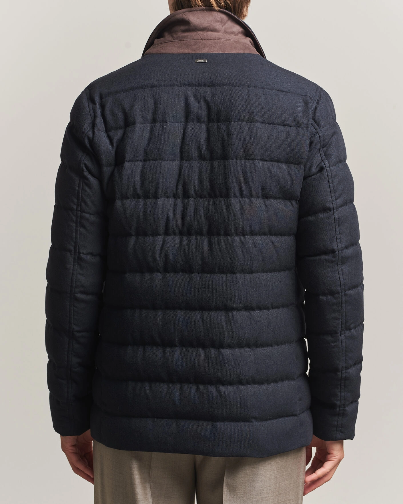 Herr | Jackor | Herno | Flannel Down Blazer Navy