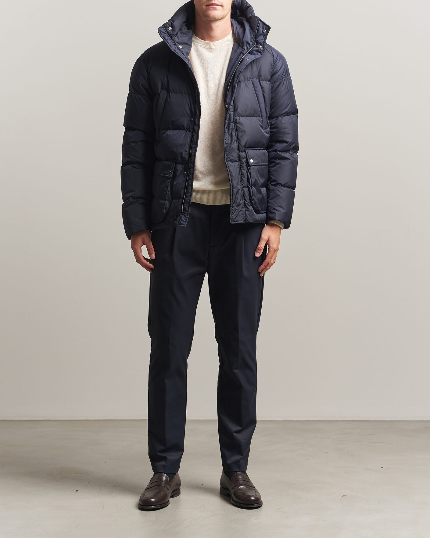 Herr | Jackor | Herno | Chamonix Down Parka Navy