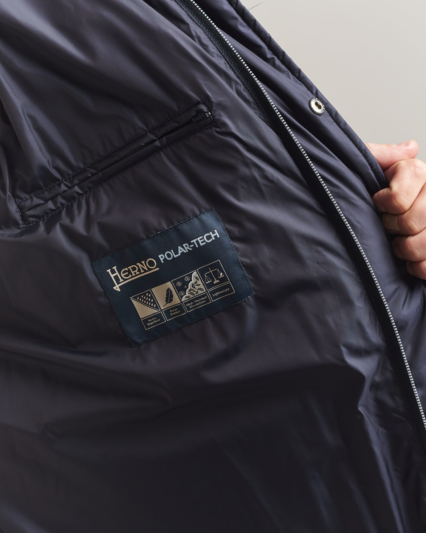 Herr | Jackor | Herno | Chamonix Down Parka Navy