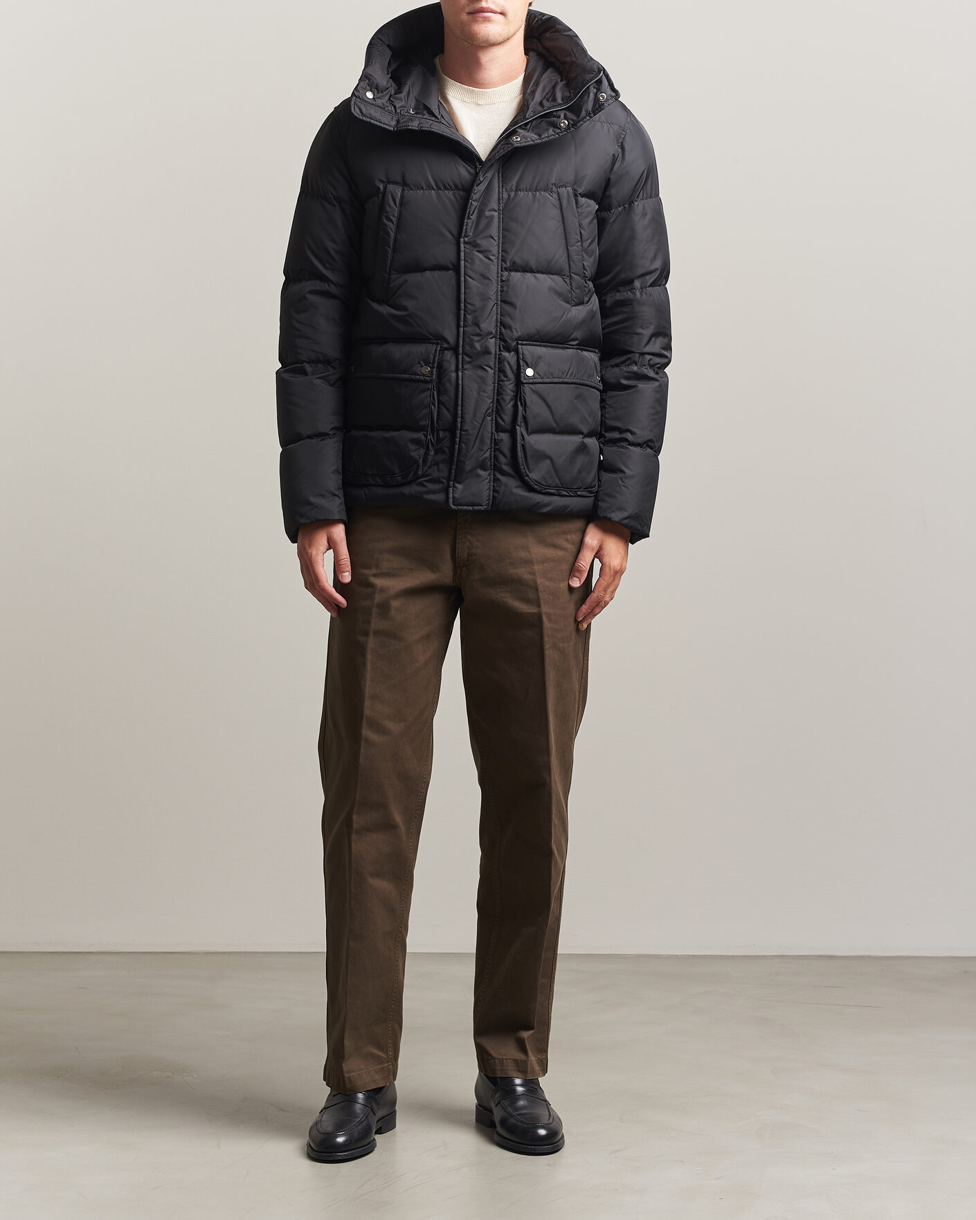 Herr | Jackor | Herno | Chamonix Down Parka Black