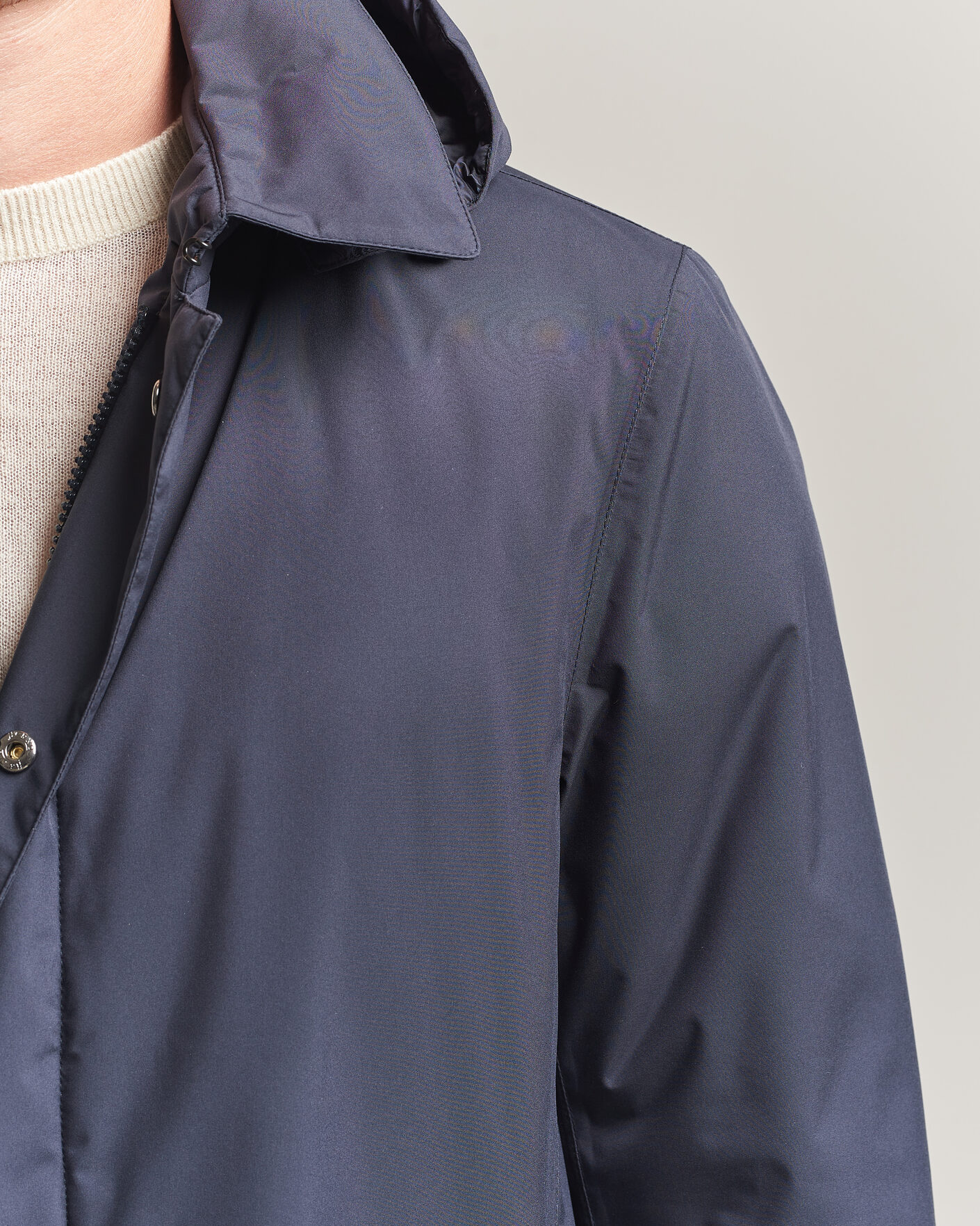 Herr | Jackor | Herno | Waterproof Nylon Coat Navy