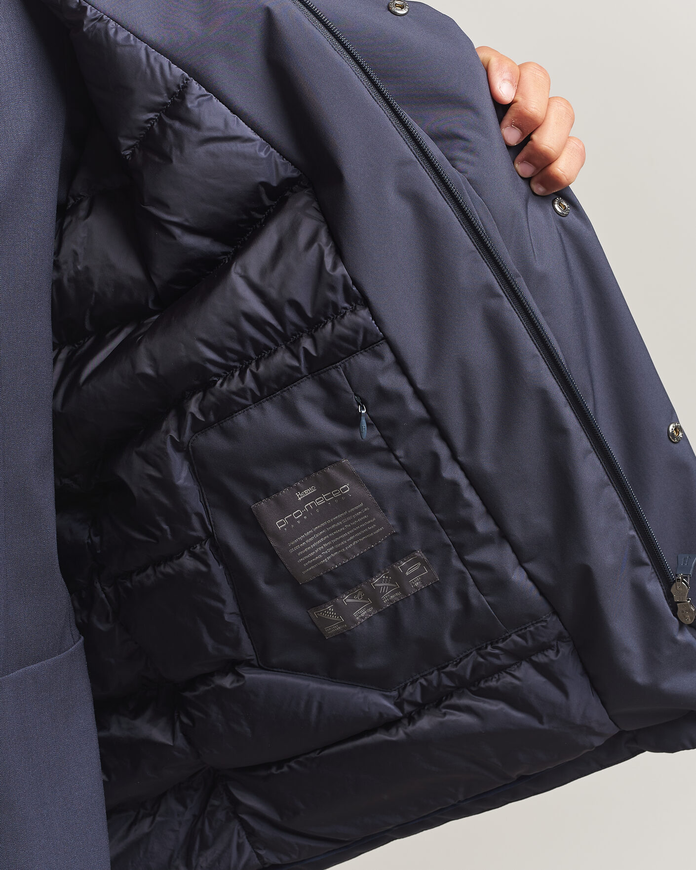 Herr | Jackor | Herno | Waterproof Down Coat Navy