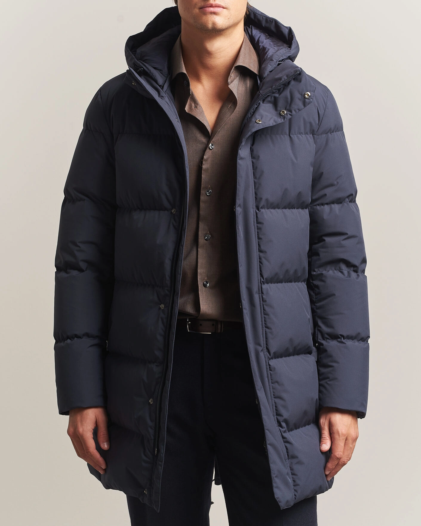 Herr | Jackor | Herno | Waterproof Down Parka Navy