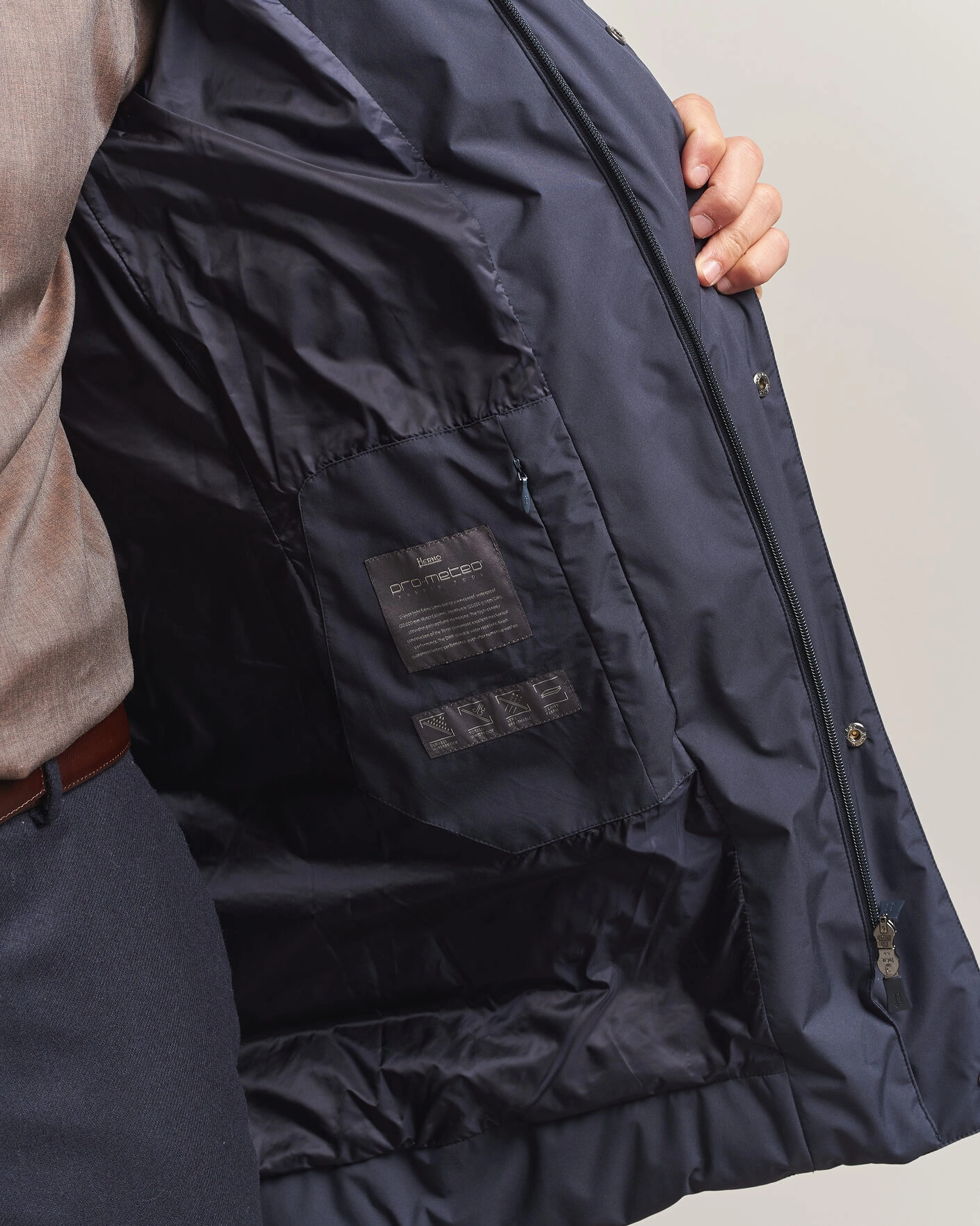 Herr | Jackor | Herno | Waterproof Down Parka Navy