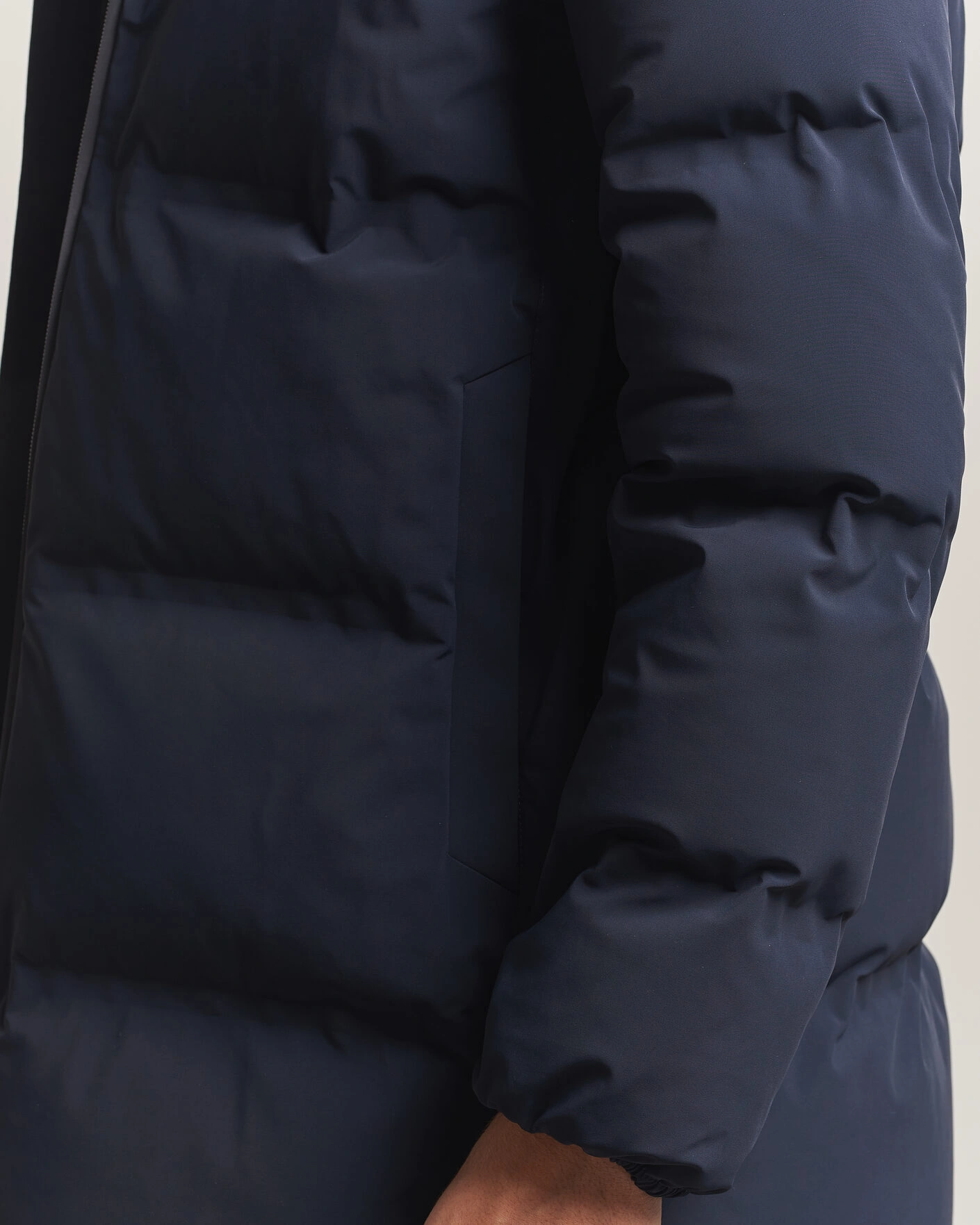 Herr | Jackor | Herno | Waterproof Stretch Down Parka Navy