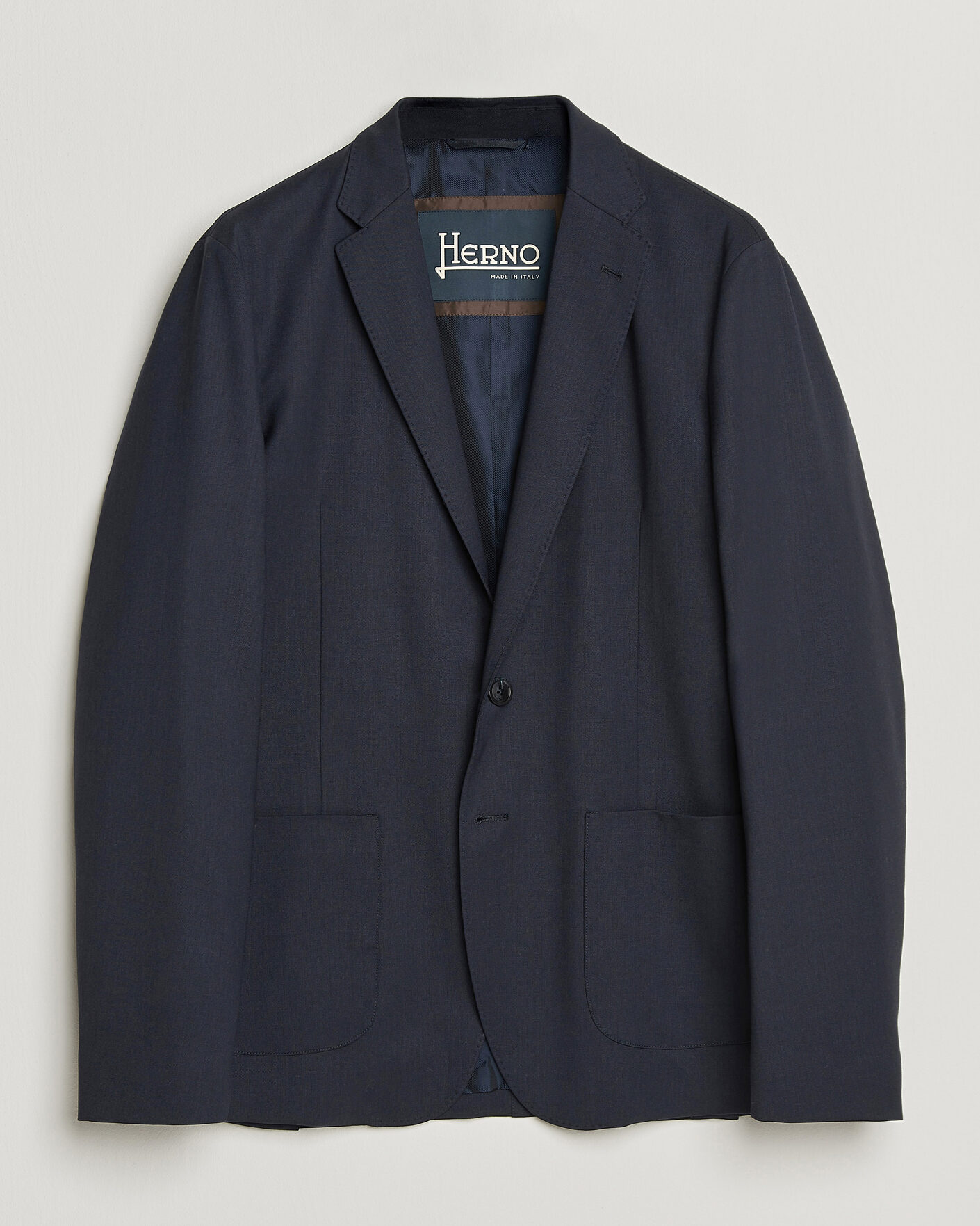 Herr | Kavajer | Herno | Wool Blazer Navy