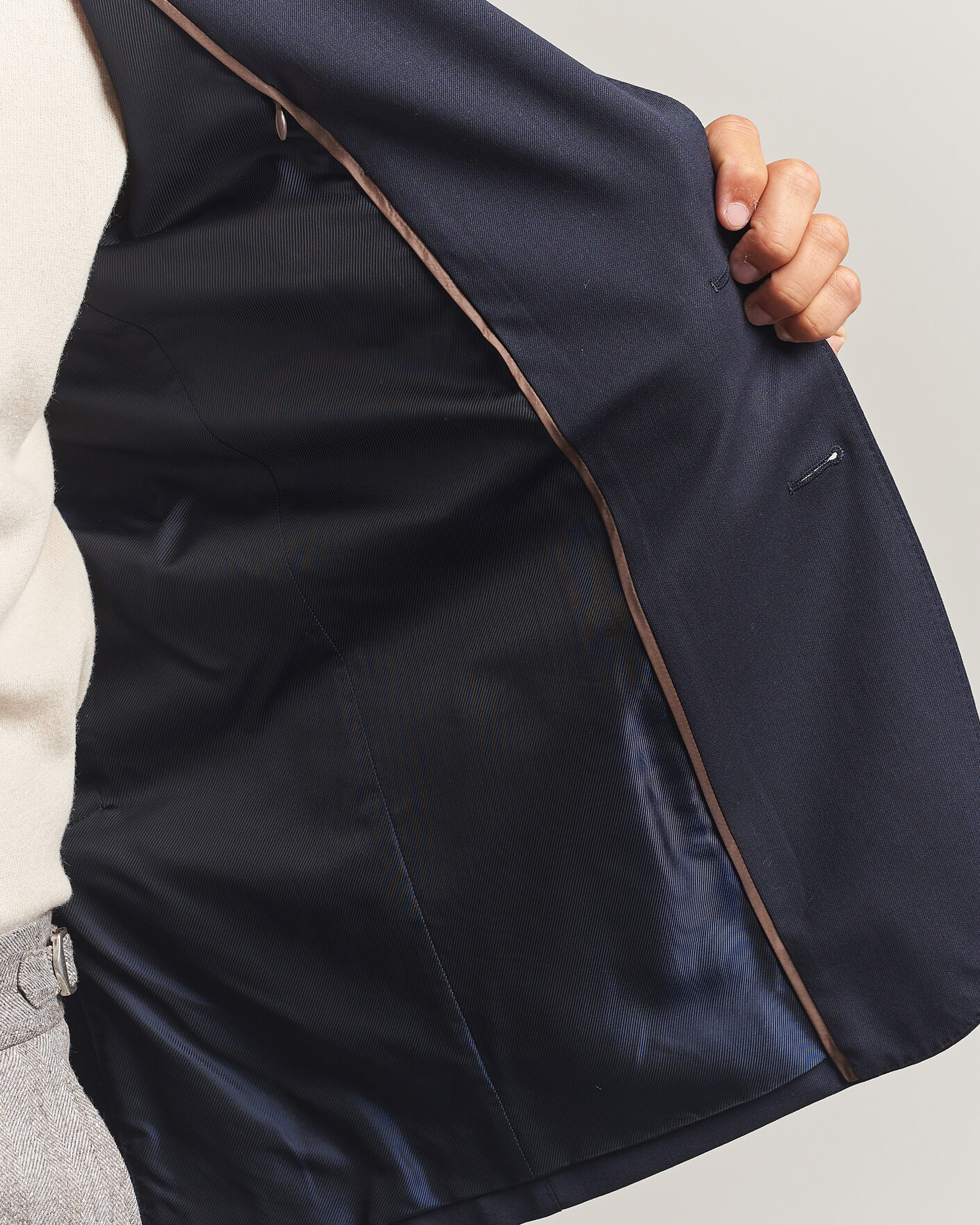 Herr | Kavajer | Herno | Wool Blazer Navy