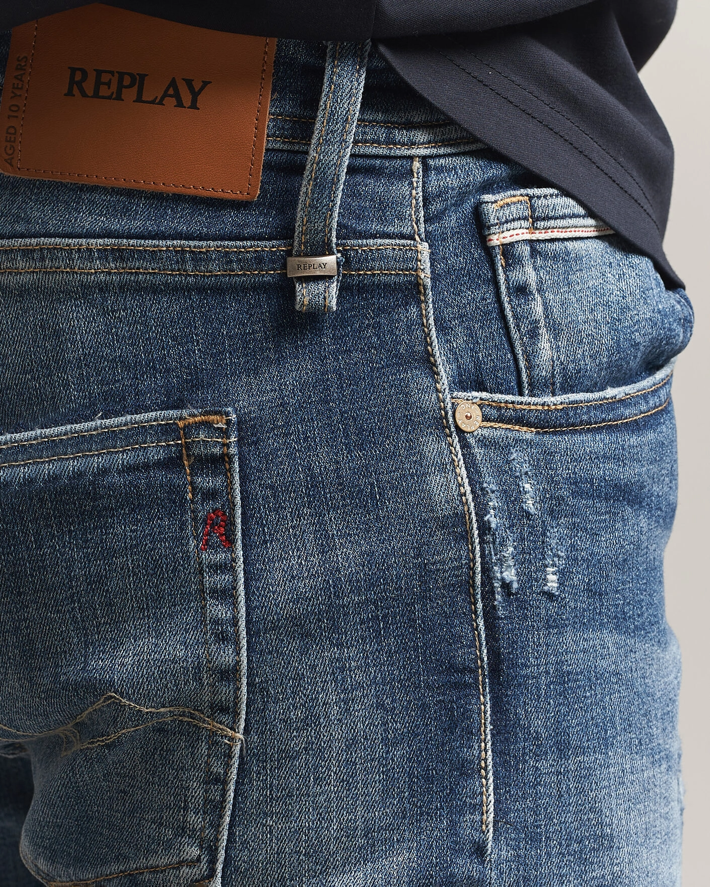 Herr | Jeans | Replay | Grover 10 Years Wash Jeans Light Blue
