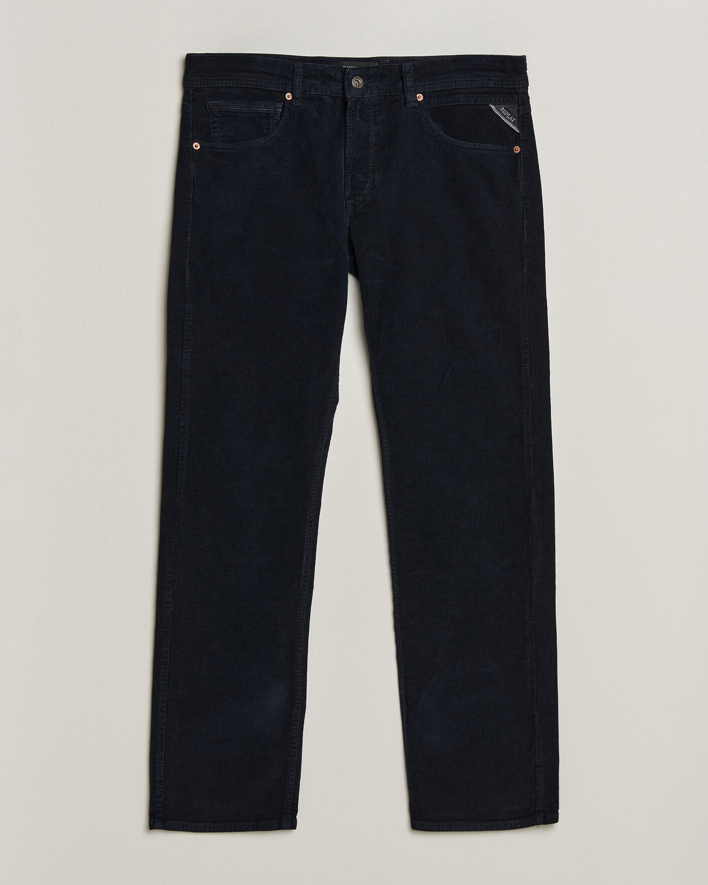 Herr | Byxor | Replay | Grover Corduroy 5-Pocket Pants Navy