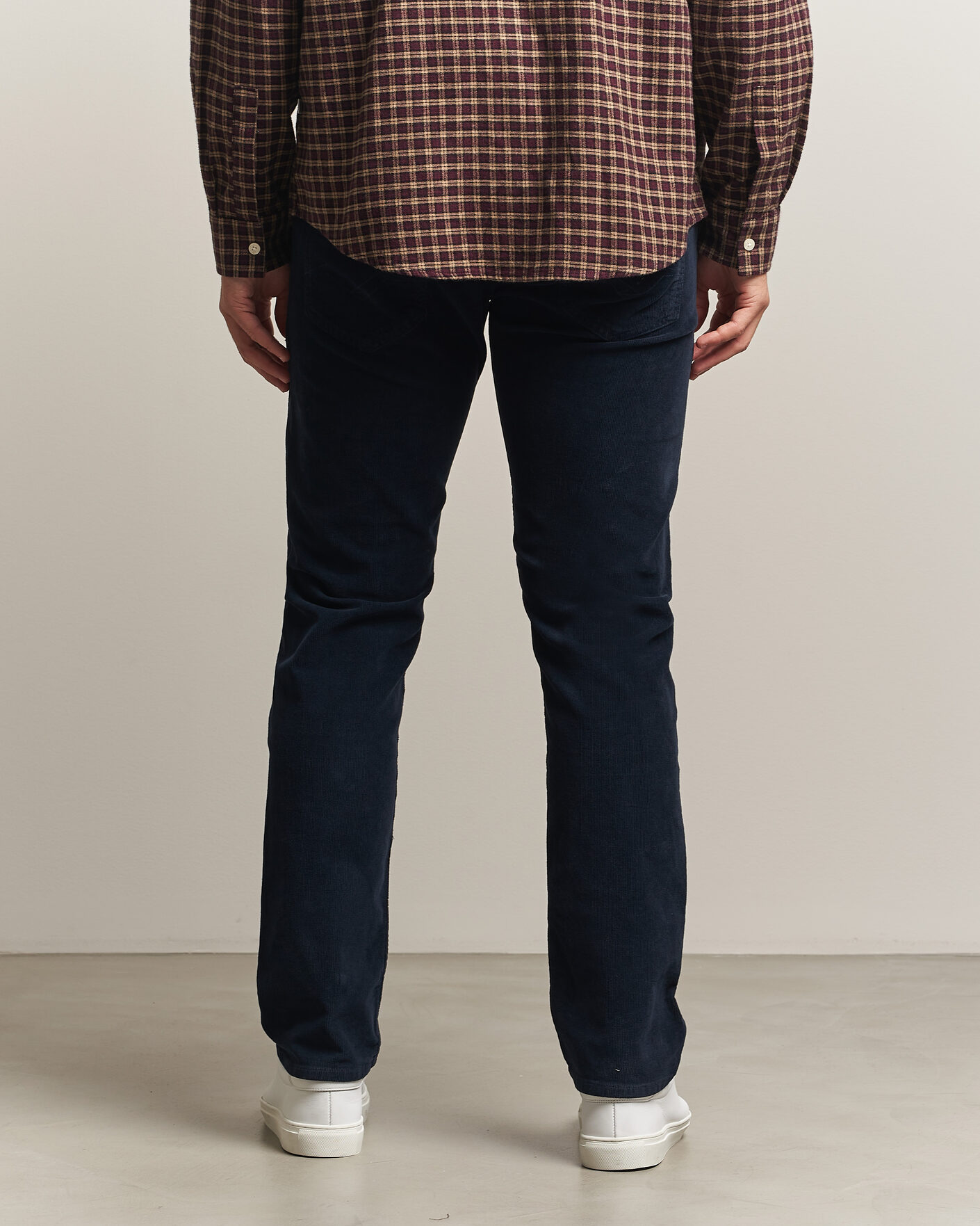 Herr | Byxor | Replay | Grover Corduroy 5-Pocket Pants Navy