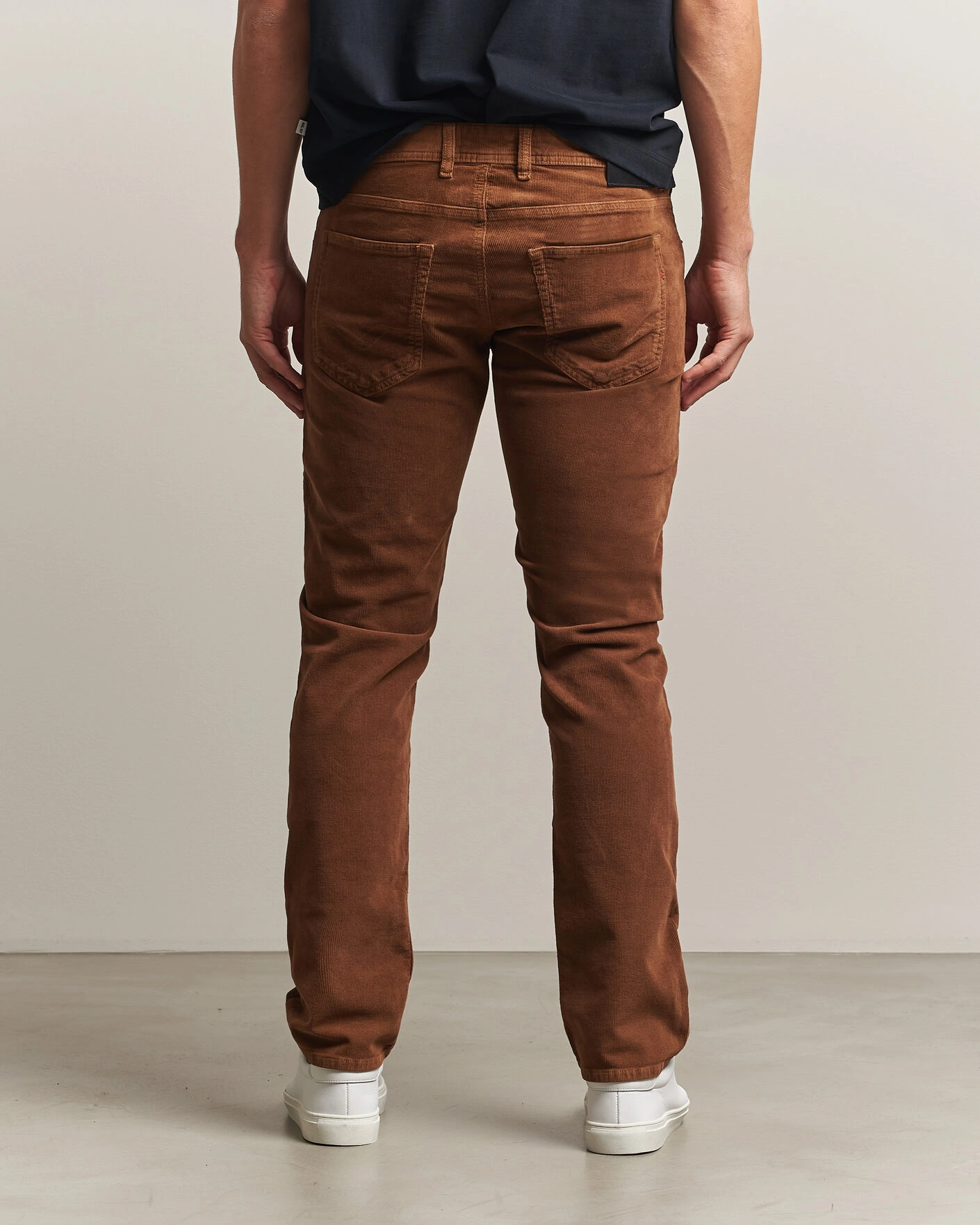 Herr | Byxor | Replay | Grover Corduroy 5-Pocket Pants Toffee Brown