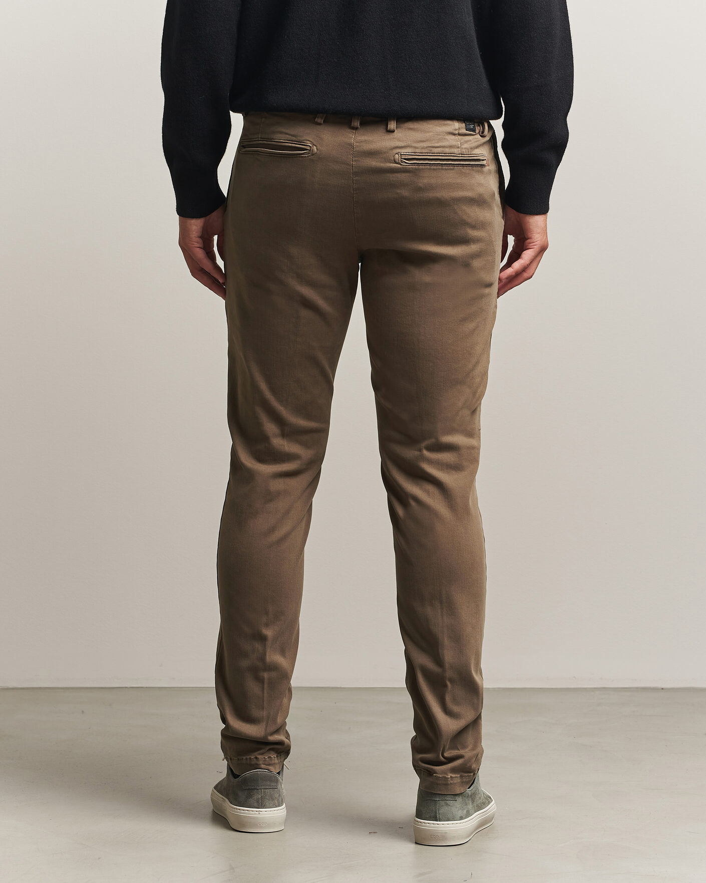 Herr | Byxor | Replay | Benni Hyperflex X-Lite Chinos Brown