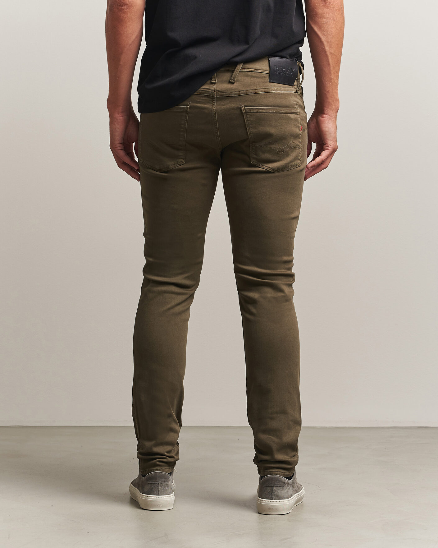 Herr | Byxor | Replay | Anbass Hyperflex 5-Pocket Pants Ivy Green