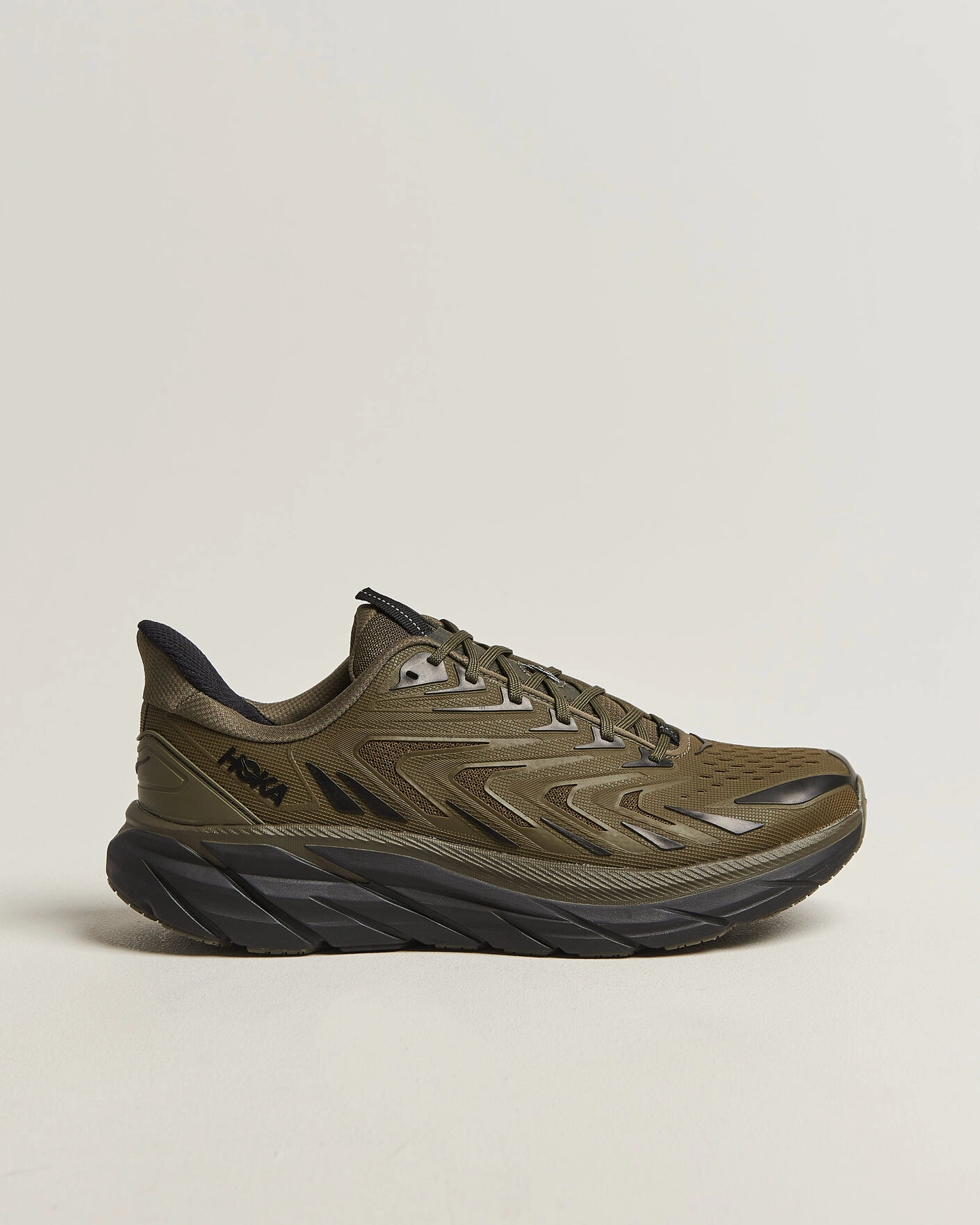 Herr | Sneakers | Hoka | Clifton UTL Antique Olive/Black