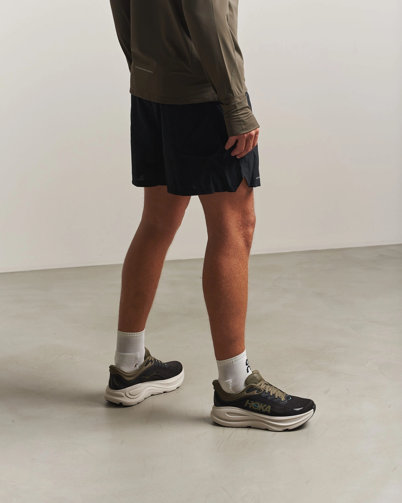 Herr | Löparskor | Hoka | Bondi 9 Black/River Rock