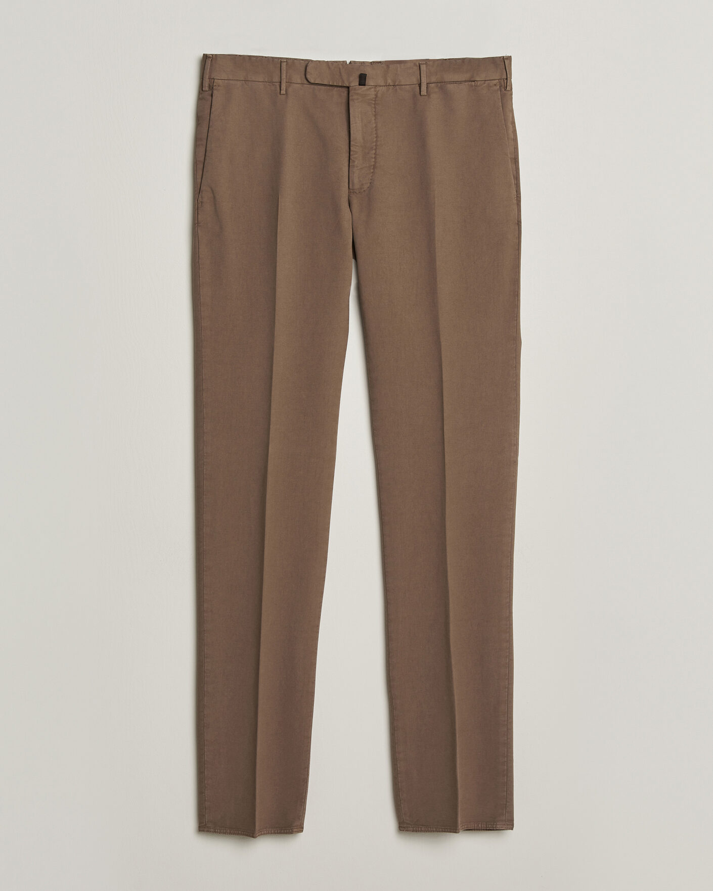 Herr | Byxor | Incotex | Slim Fit Soft Cotton Stretch Chinos Taupe