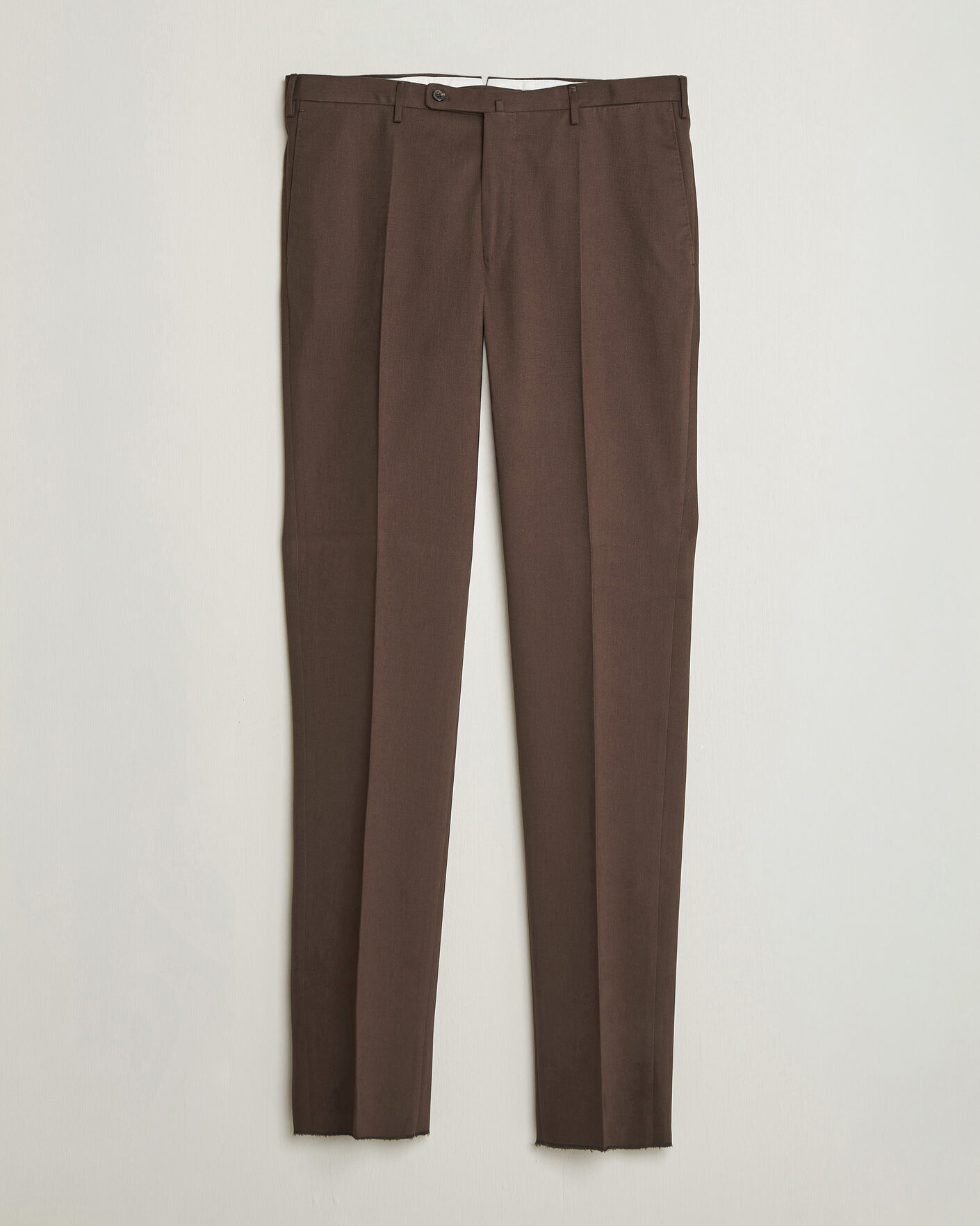 Herr | Byxor | Incotex | Regular Fit Cotton/Cashmere Trousers Military