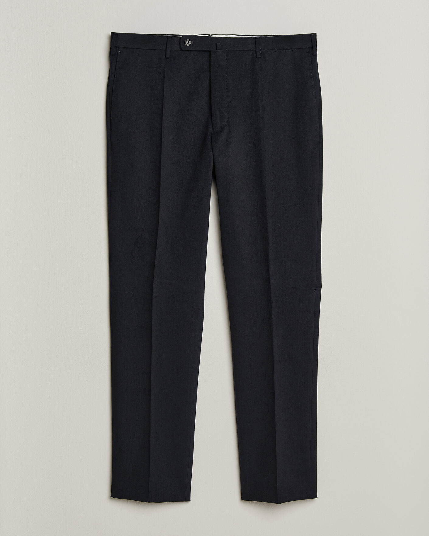 Herr | Byxor | Incotex | Regular Fit Cotton/Cashmere Trousers Navy