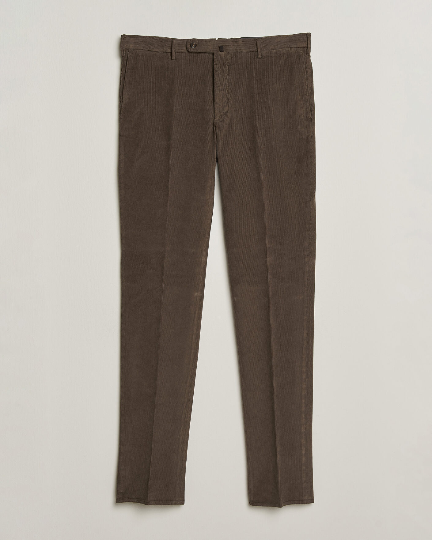 Herr | Byxor | Incotex | Regular Fit Baby Corduroy Trousers Taupe